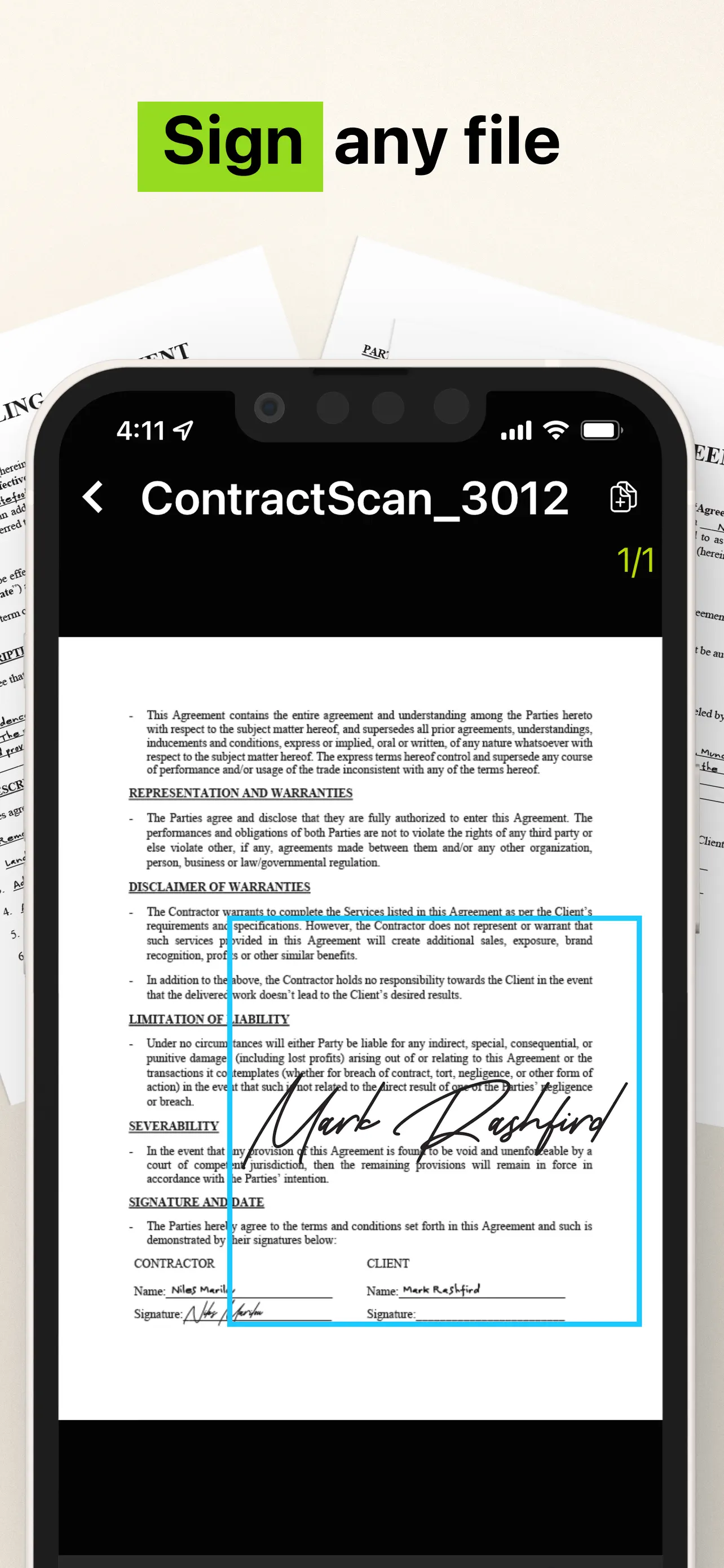 Camera Scanner - PDF App Store screenshot 3