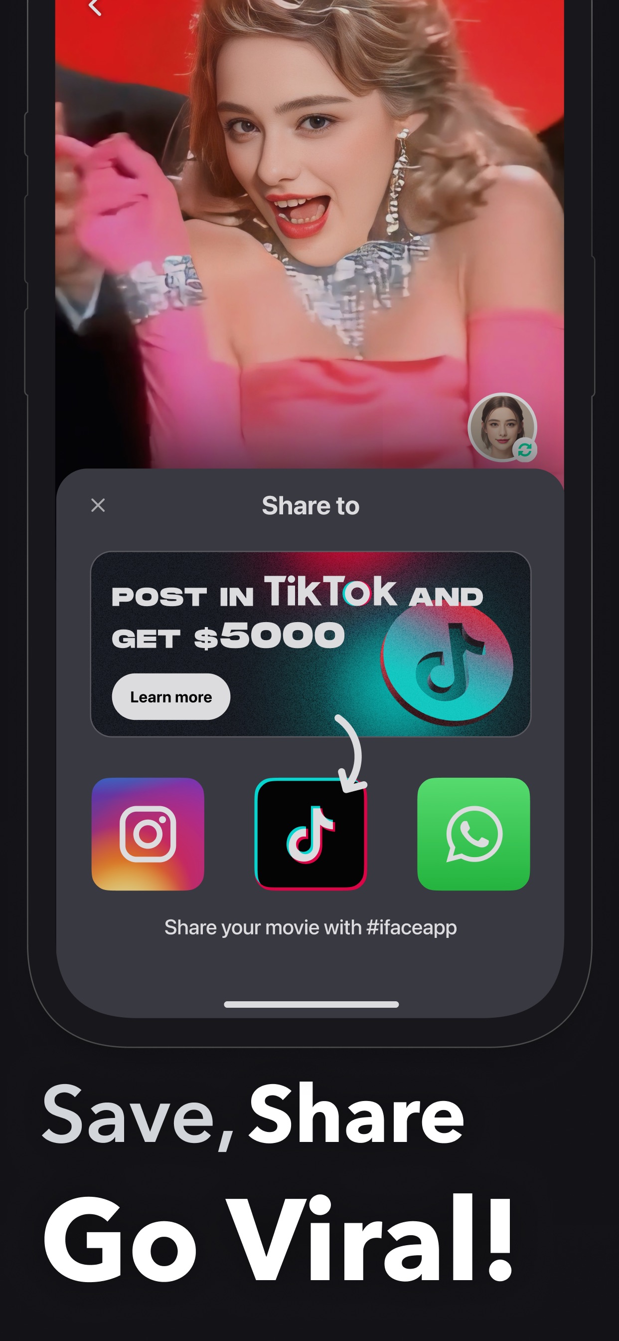 iface: Face Swap & Deep Fake App Store screenshot 1