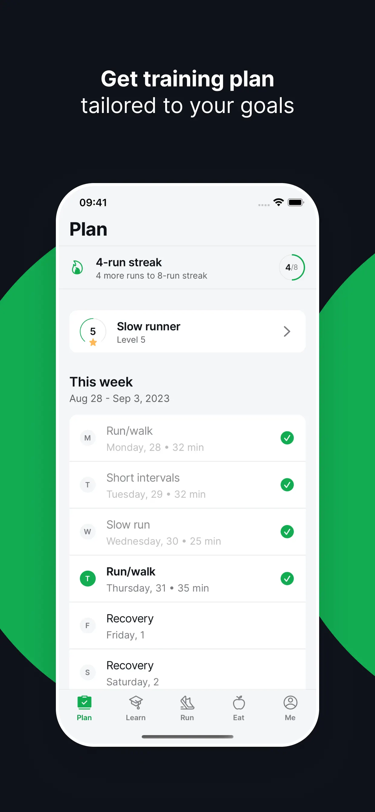 Joggo - Run Tracker & Coach App Store screenshot 3