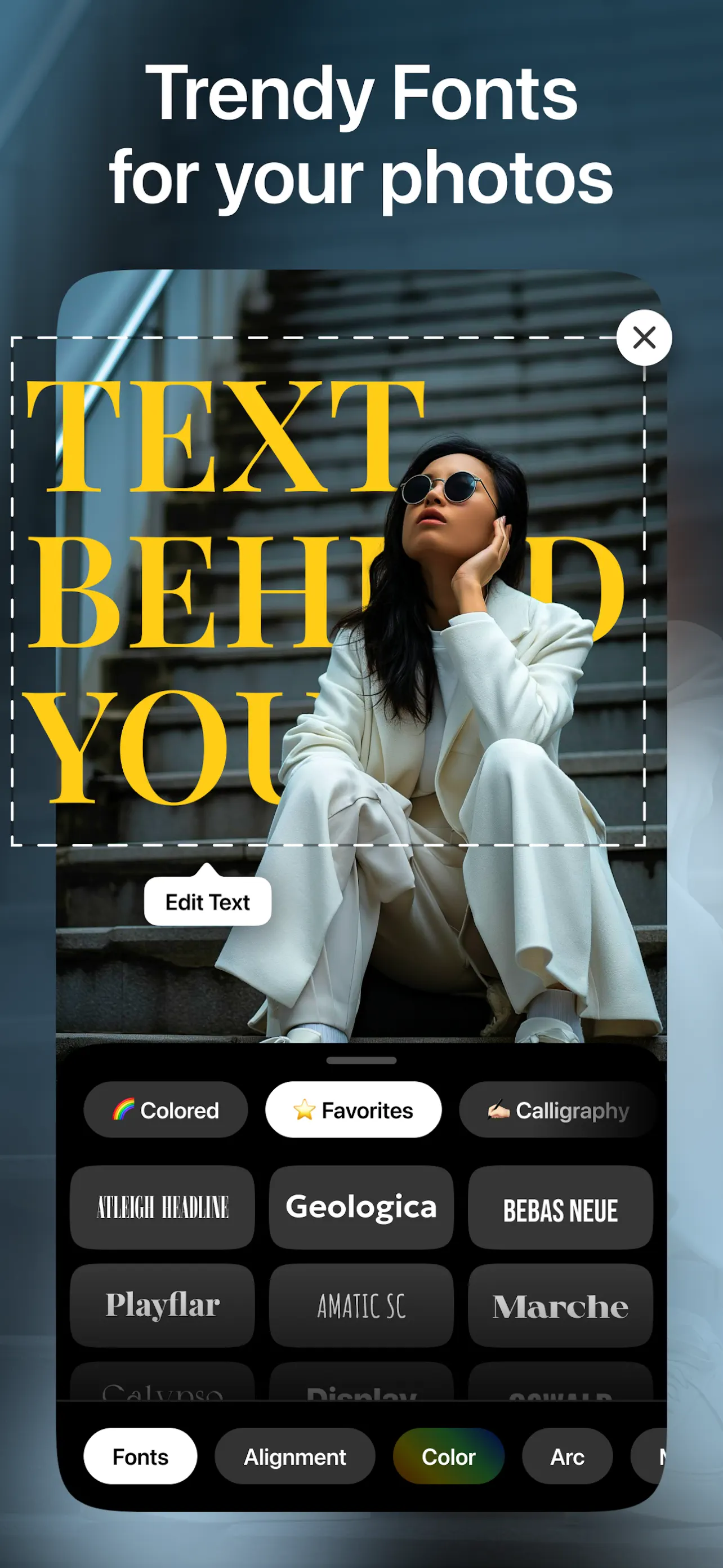 Leto: Font for Instagram Story App Store screenshot 3