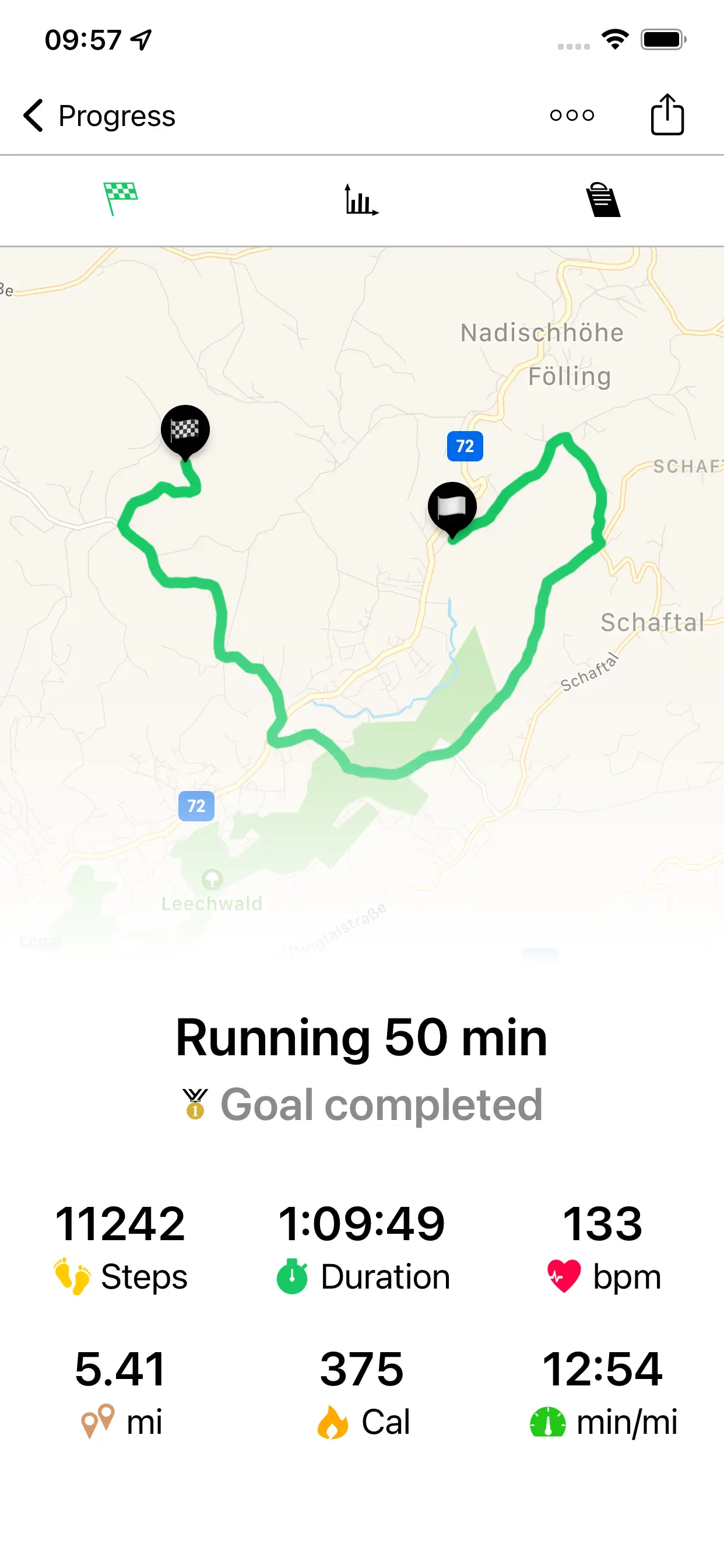 Running Walking Tracker Goals App Store screenshot 1