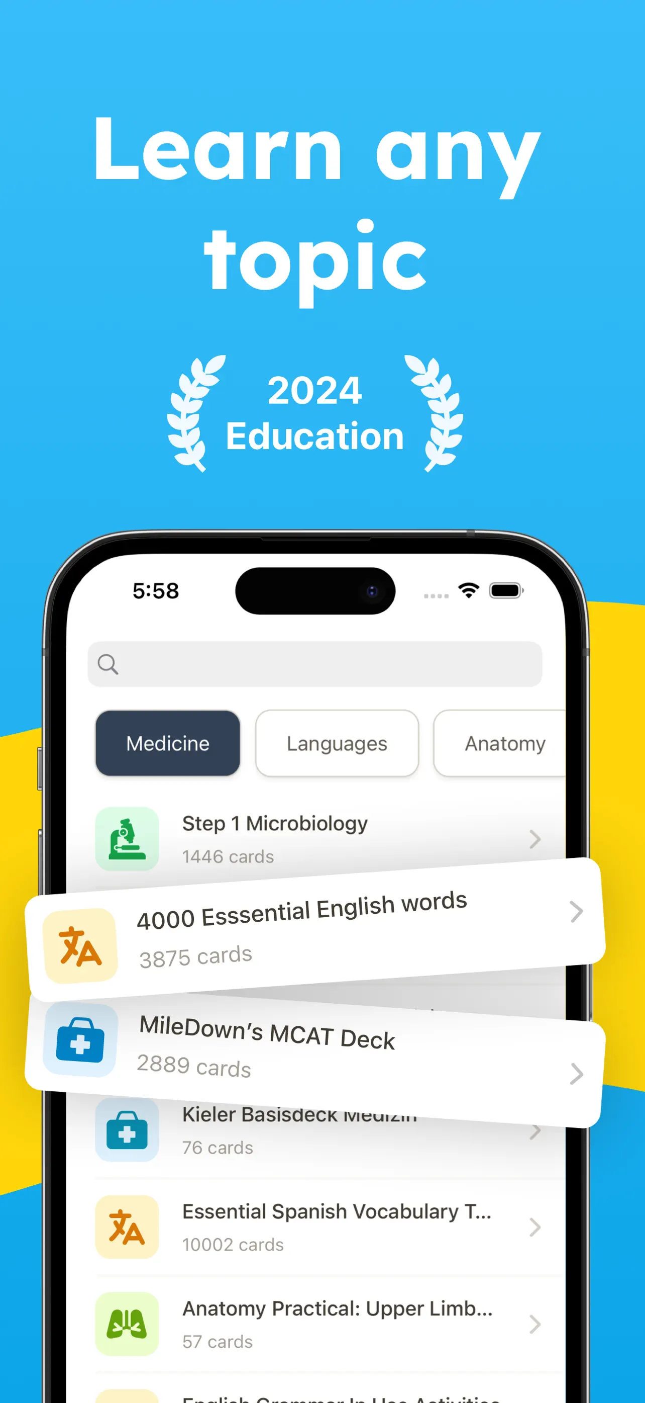 Mopiq: AI Flashcards Learning App Store screenshot 4
