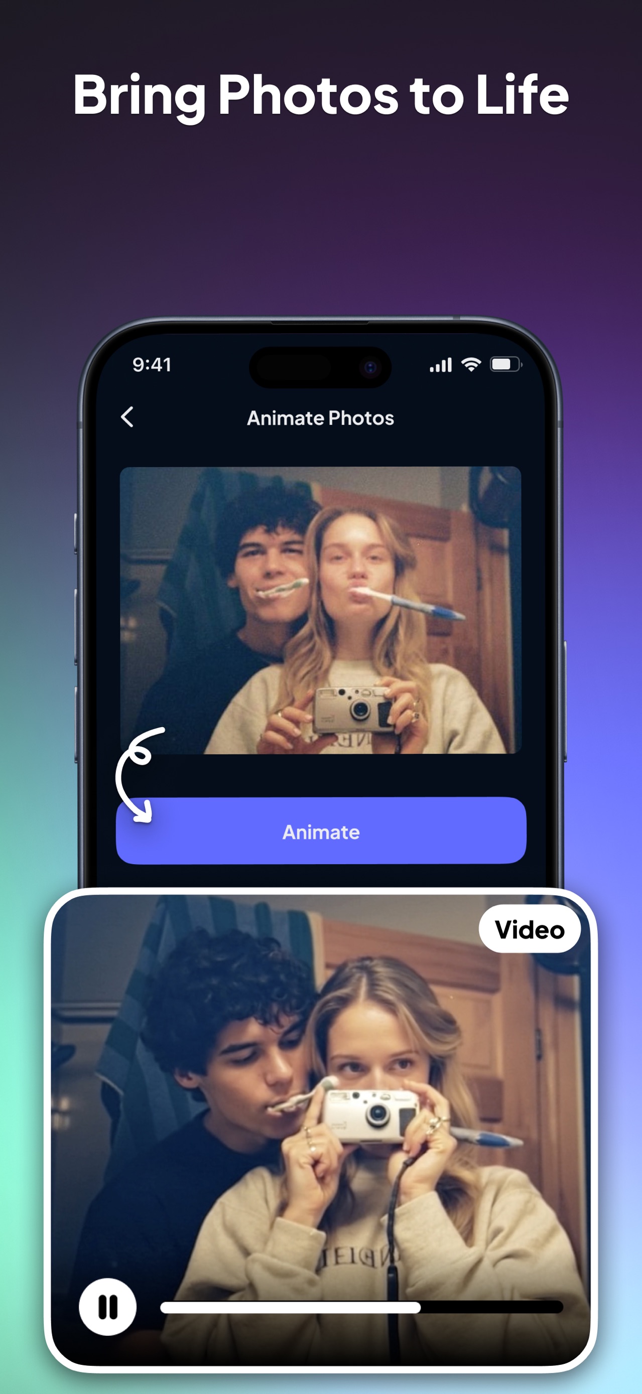 AI Photo Generator: FaceOff App Store screenshot 1
