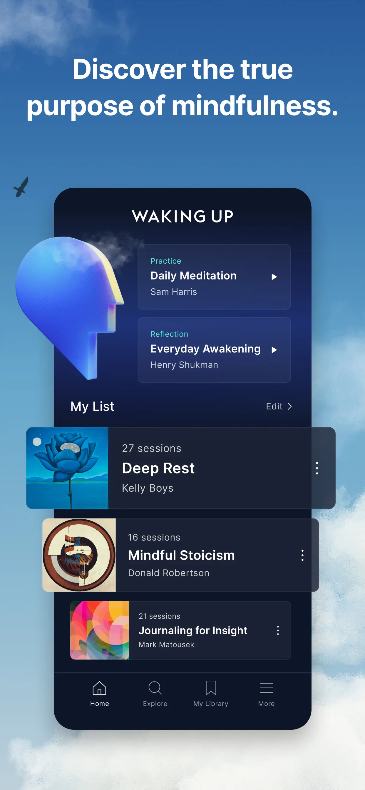 Waking Up: Meditation & Wisdom App Store screenshot 3
