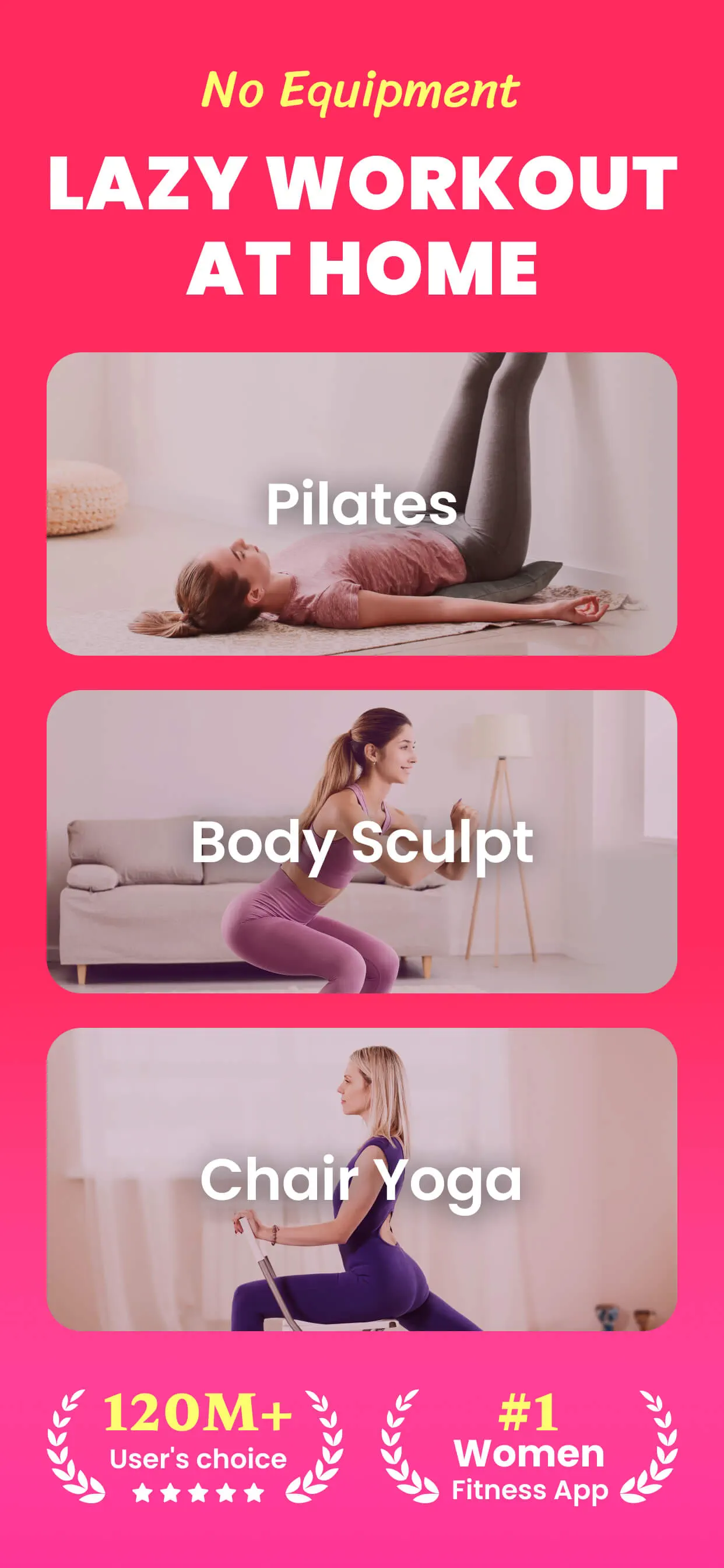 Workout for Women: Fit at Home App Store screenshot 1