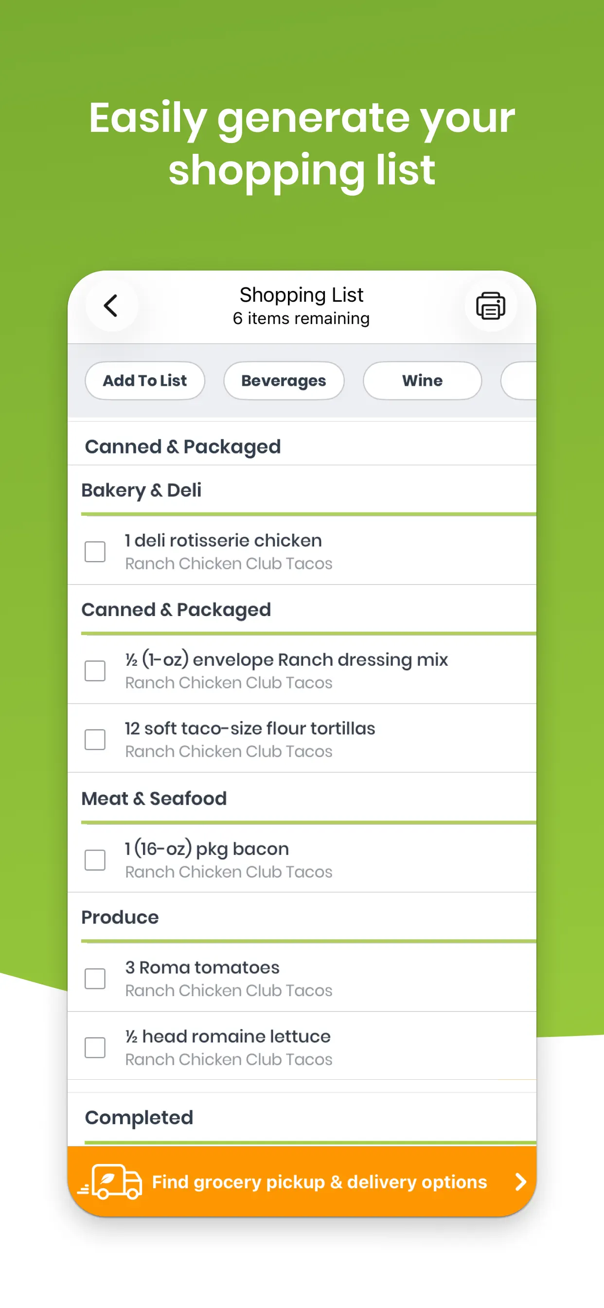 eMeals - Healthy Meal Plans App Store screenshot 4