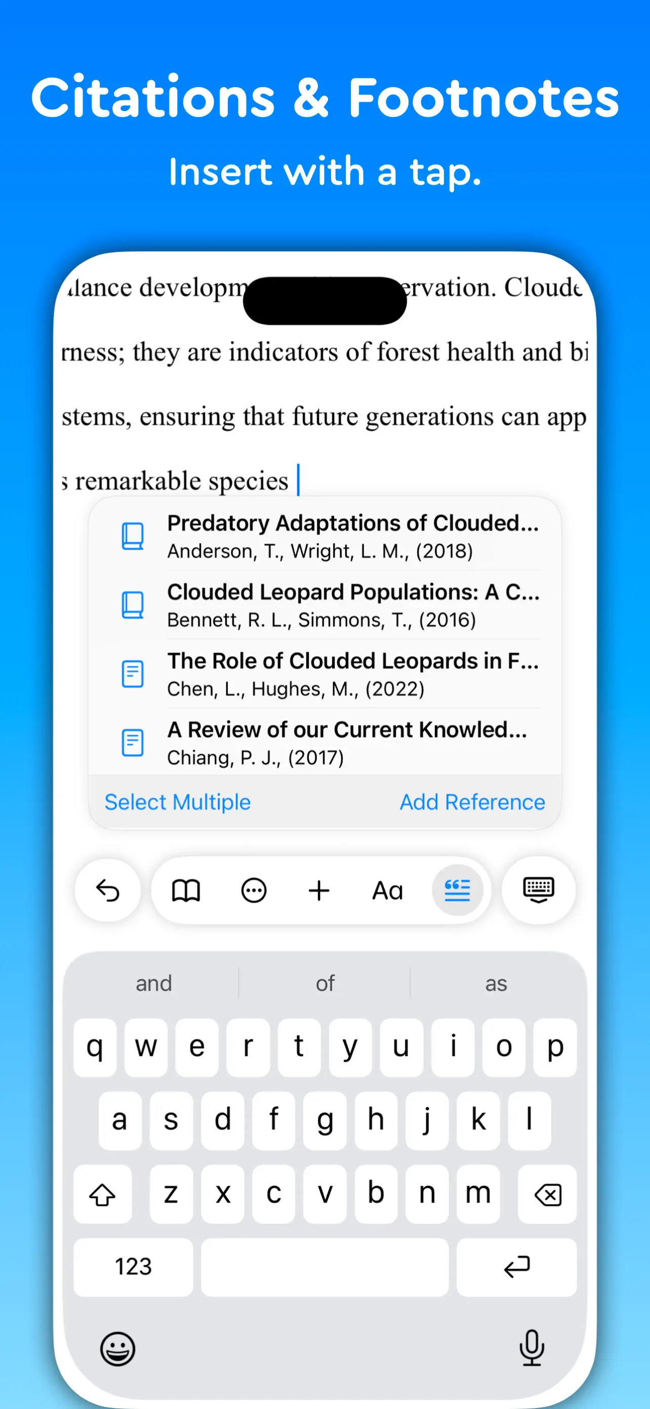 Essayist: Academic Writing App App Store screenshot 3