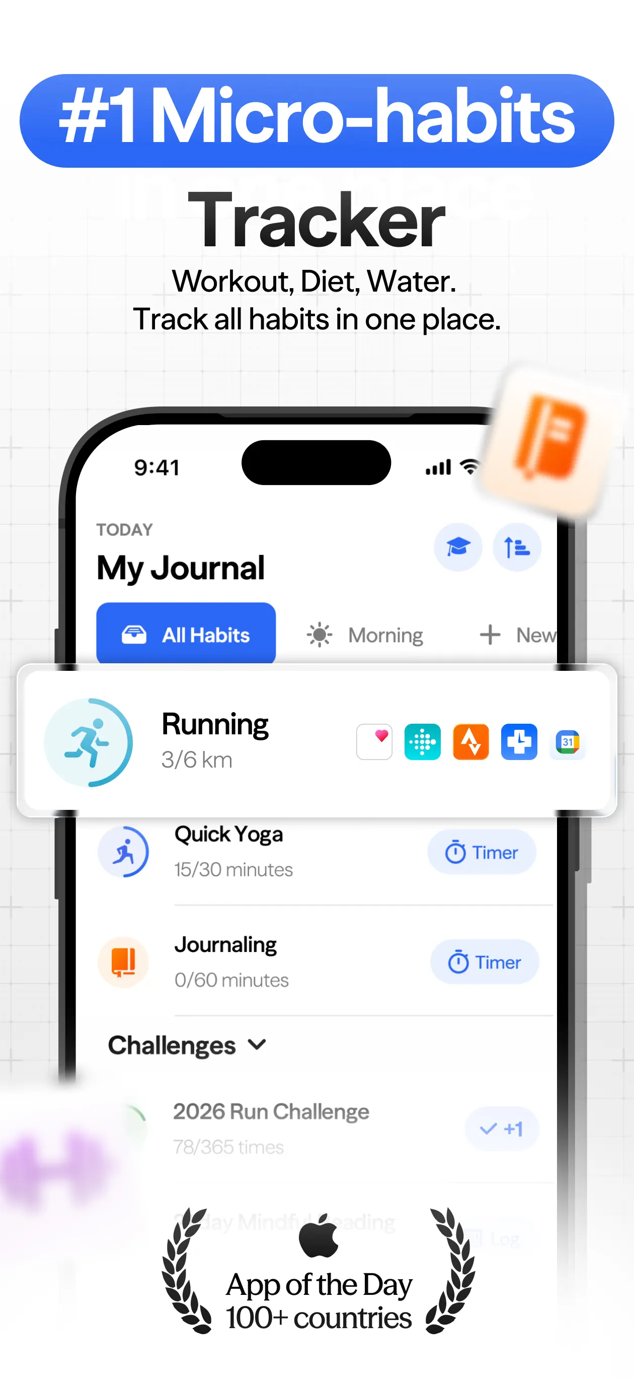 Habitify: Habit Tracker App Store screenshot 1