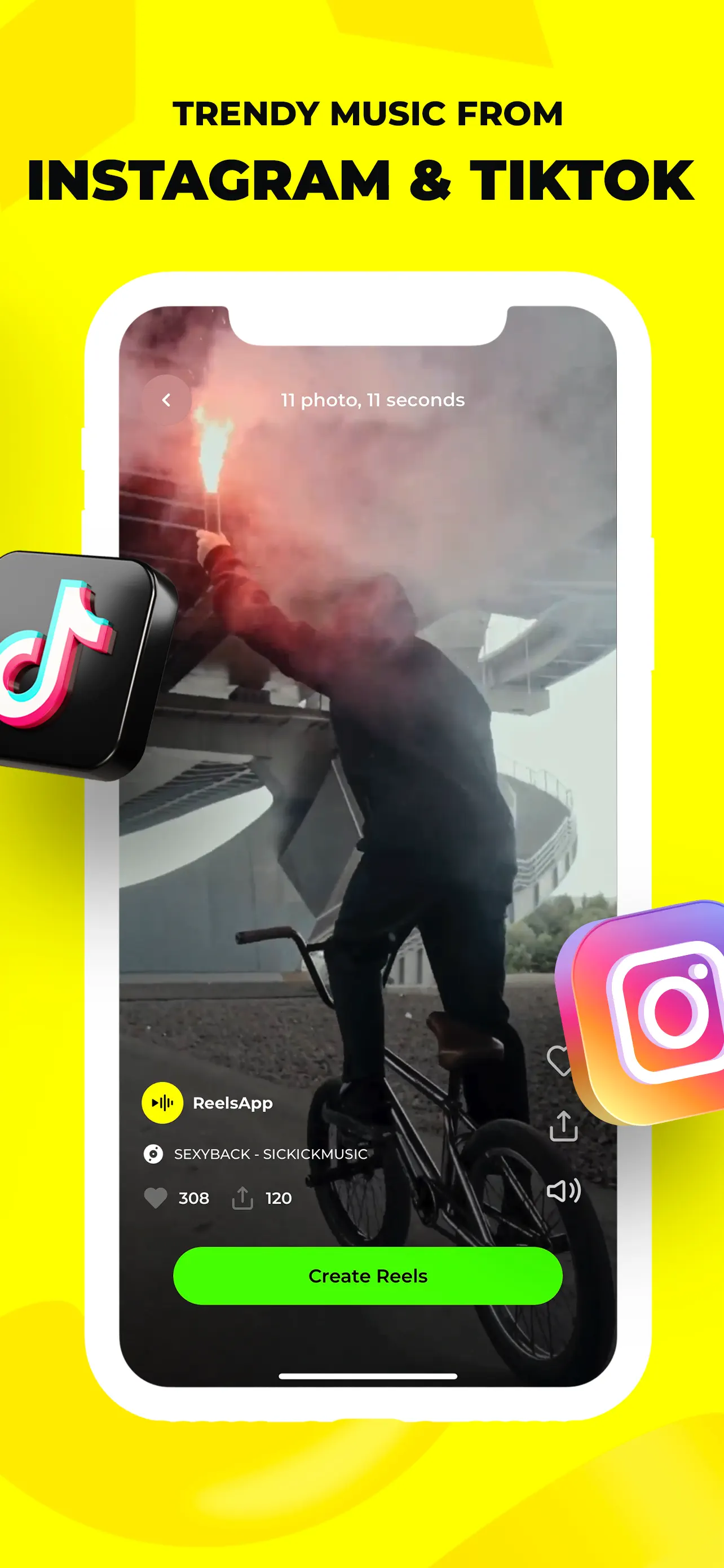 Reelsapp: reel & video editor App Store screenshot 3