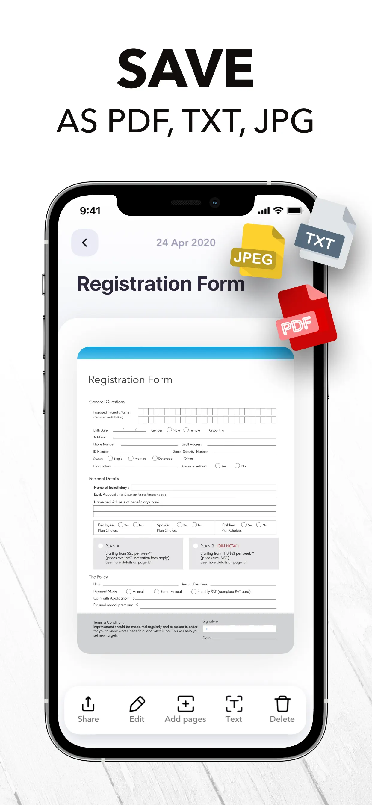 PDF Scanner App: Scanner+ Docs App Store screenshot 4