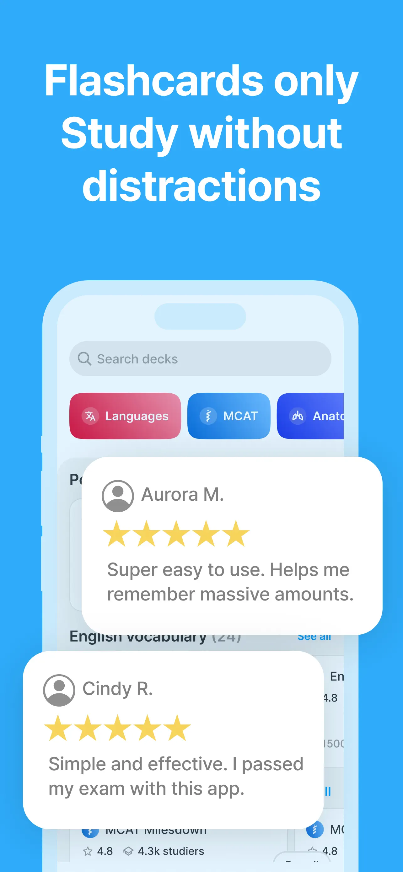 Noji - Flashcards study app App Store screenshot 4