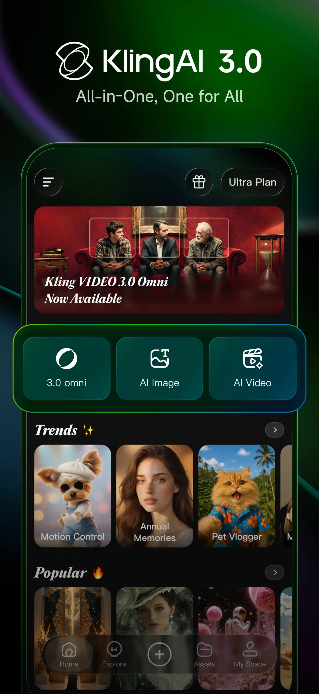 Kling AI: AI Image&Video Maker App Store screenshot 1