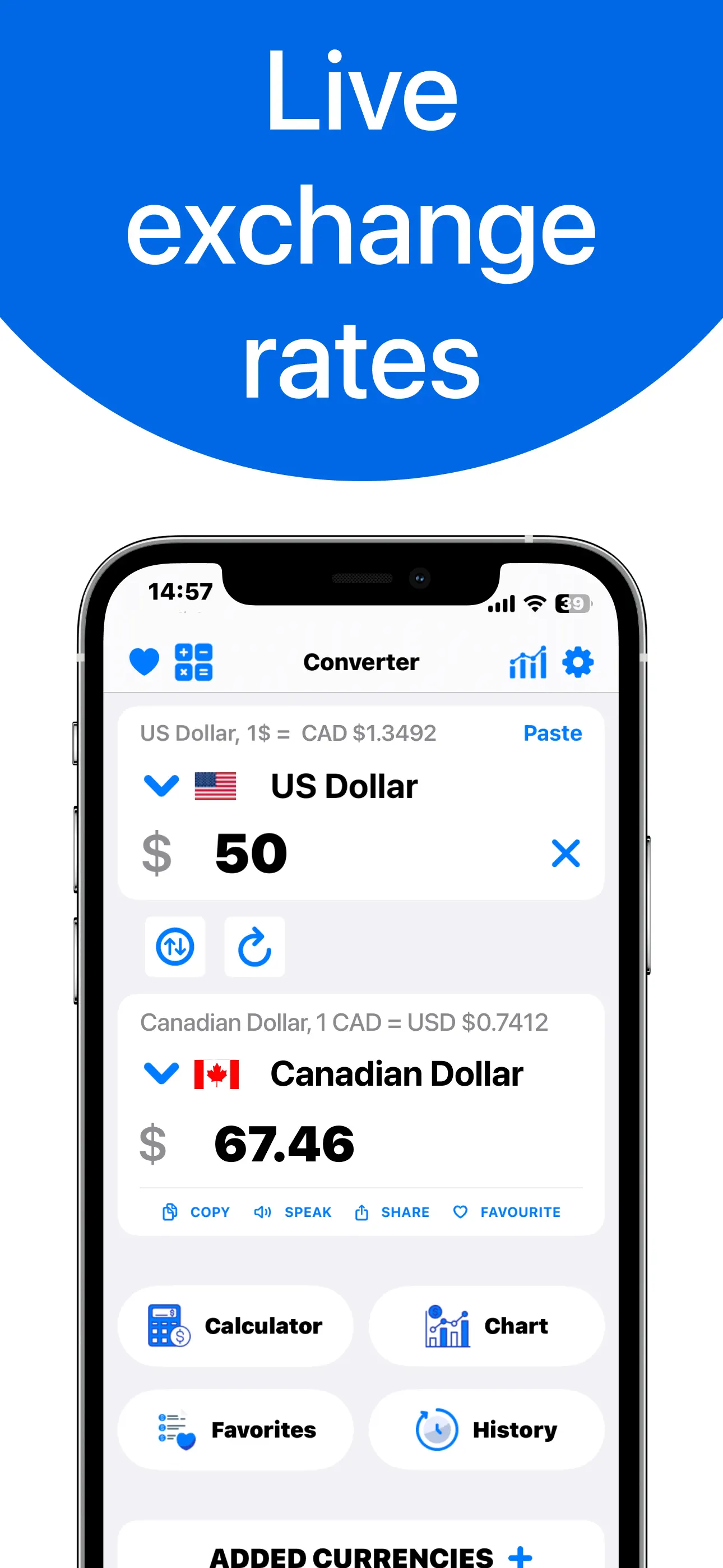 Currency Converter Calculator• App Store screenshot 2