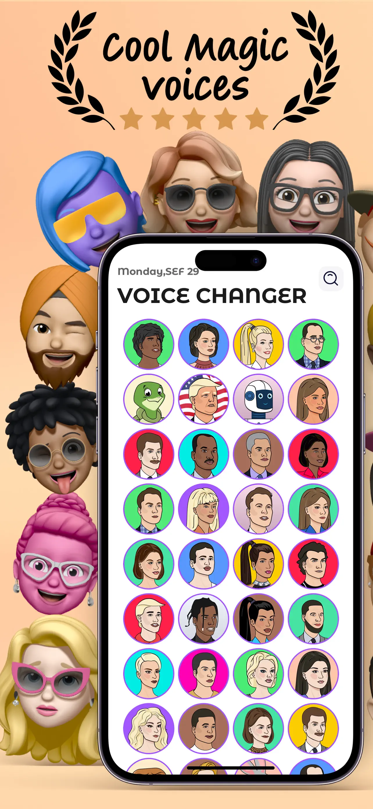 Magic Voice Changer & Effects App Store screenshot 1