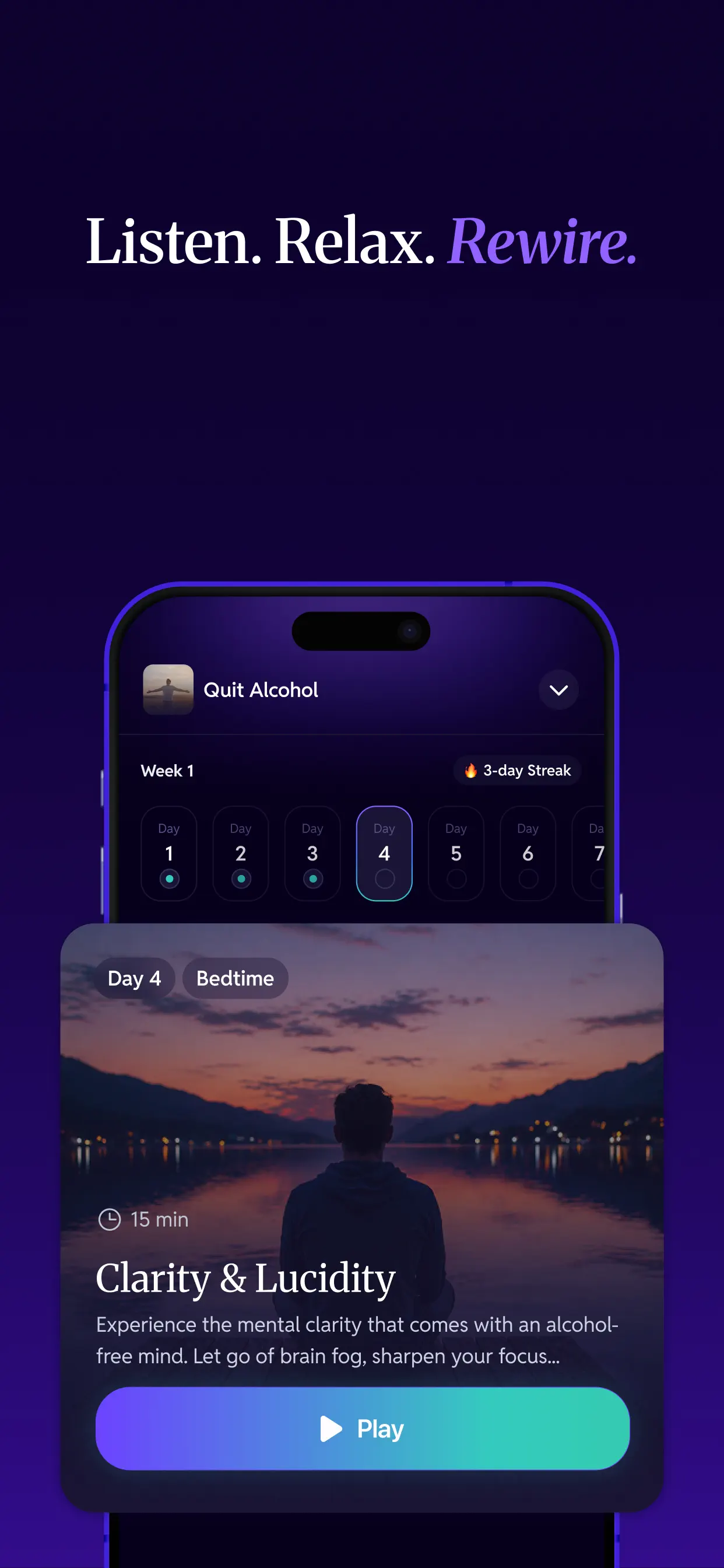 KURE: Rewire by Hypnosis App Store screenshot 4