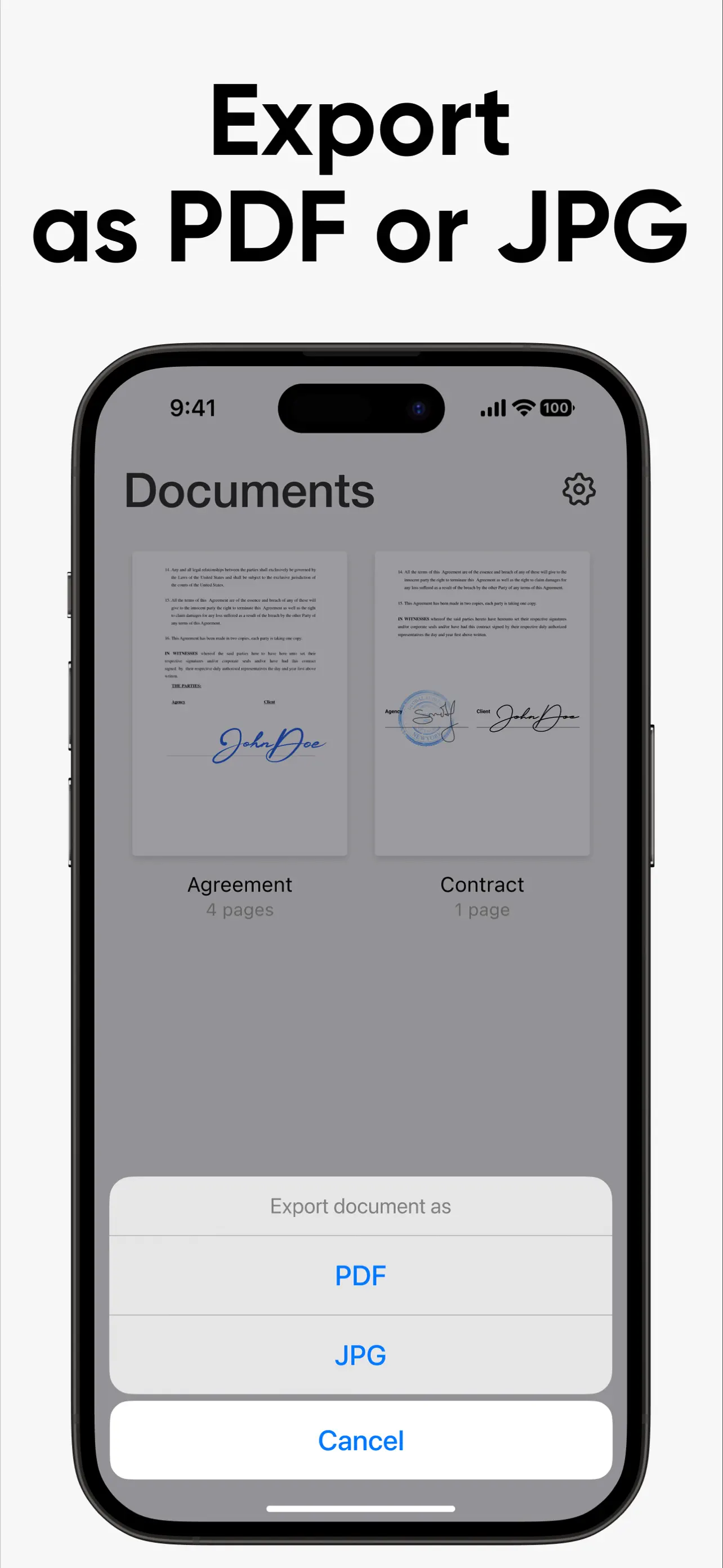 eSign App: Sign PDF Documents App Store screenshot 4