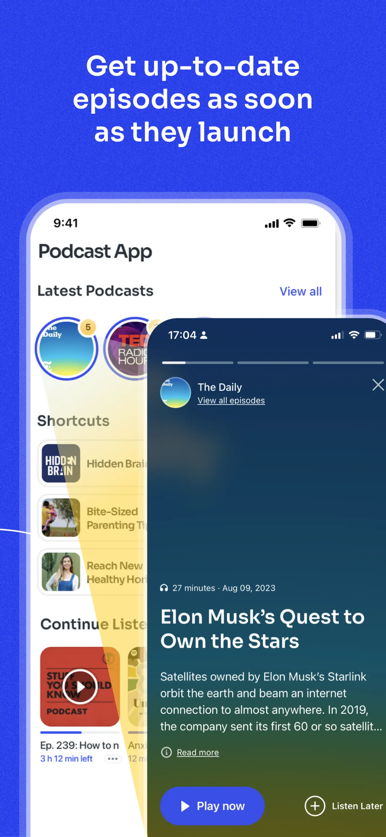Podcast App App Store screenshot 3