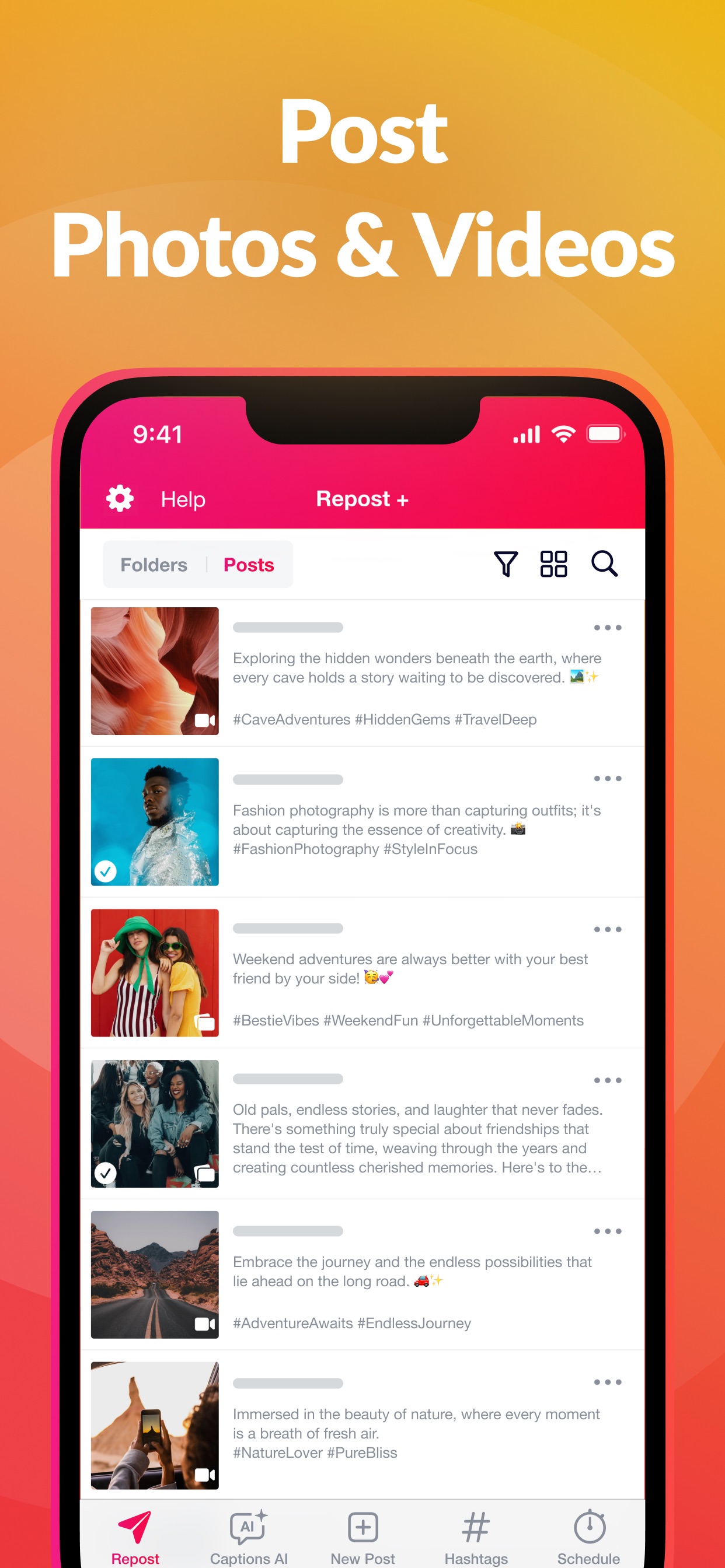 Repost+ for Instagram . App Store screenshot 2