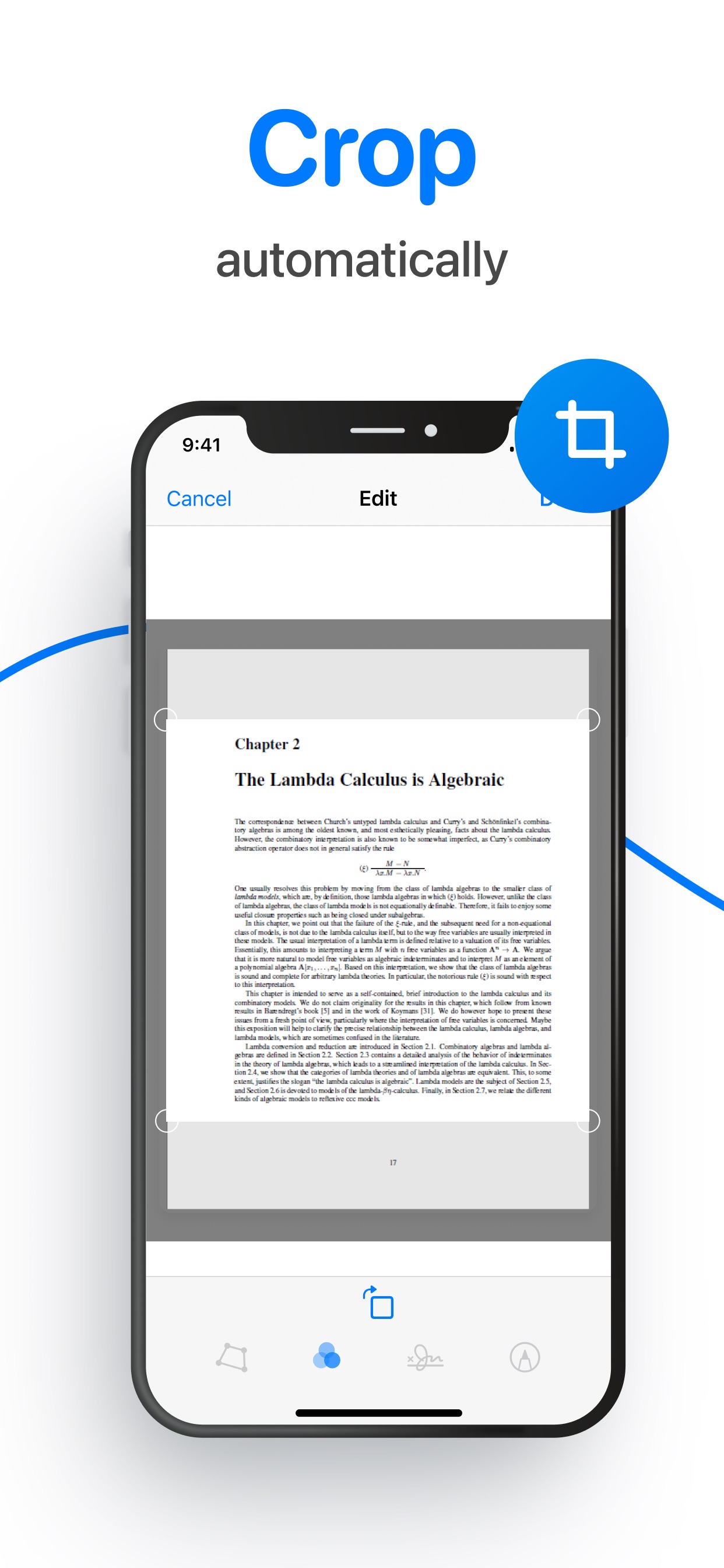 iScan - PDF & Document Scanner App Store screenshot 1