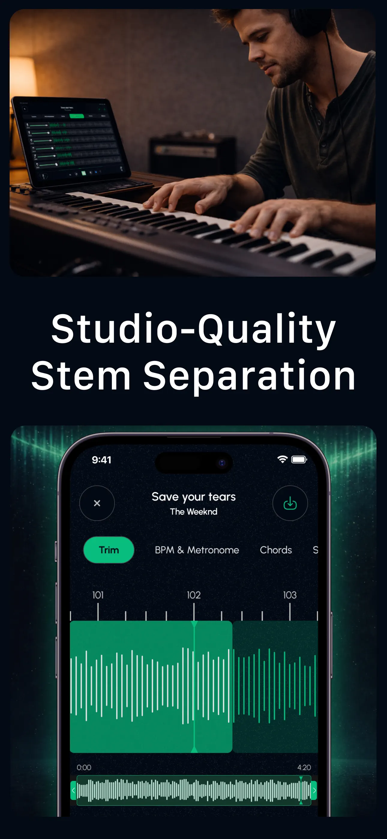 Stem Split - AI Vocal Remover App Store screenshot 4