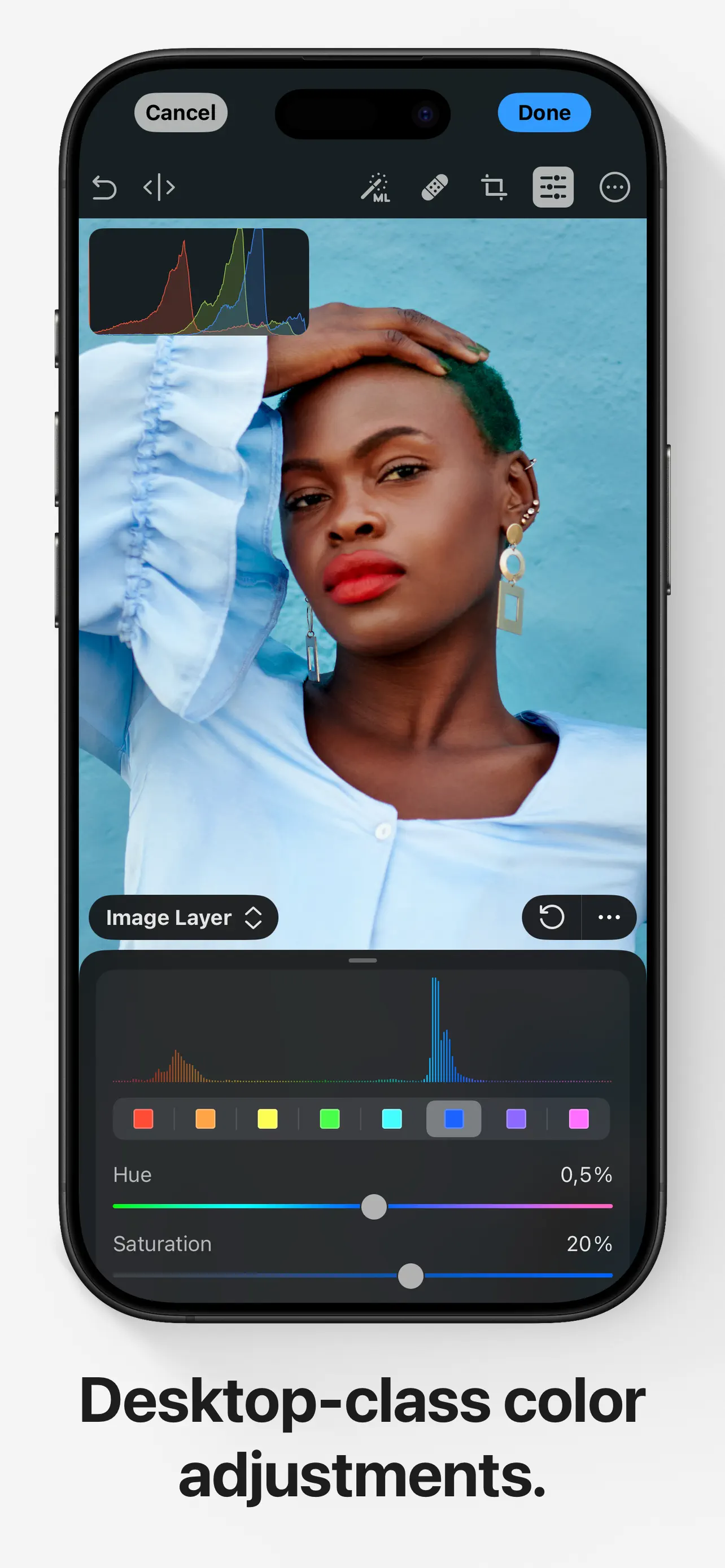 Photomator – Photo Editor App Store screenshot 2