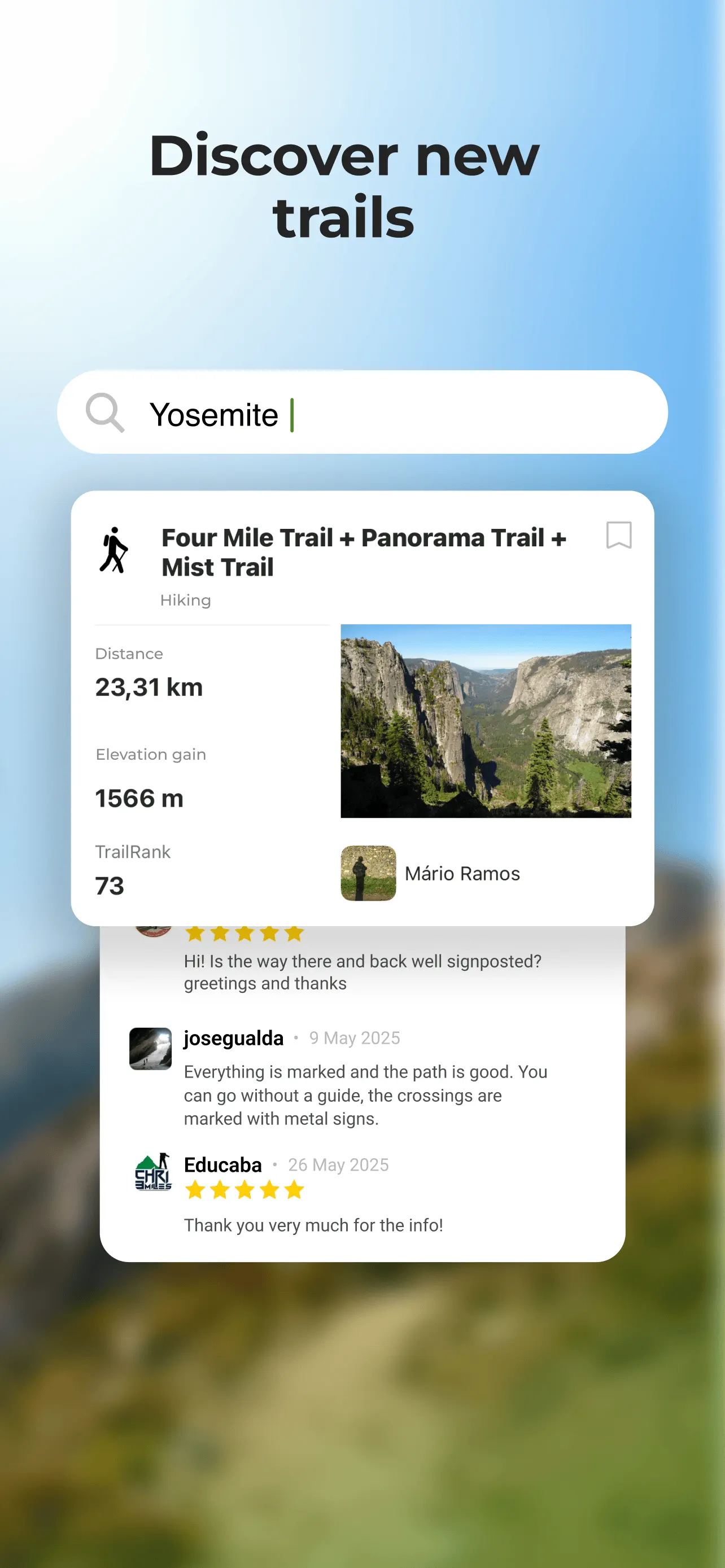 Wikiloc - Trails of the World App Store screenshot 3