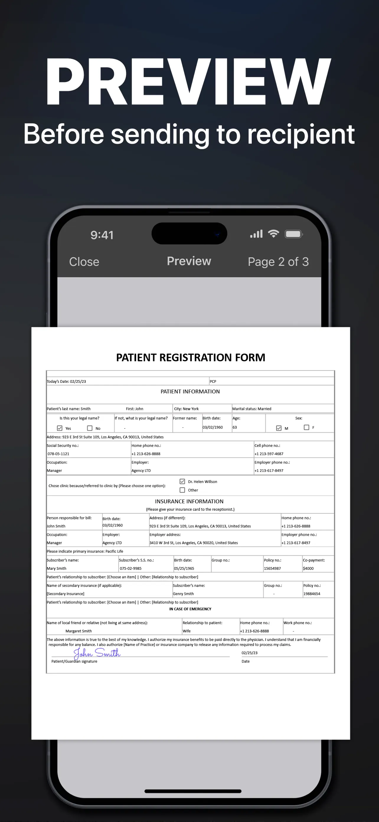FAX from iPhone: Send Doc App App Store screenshot 4