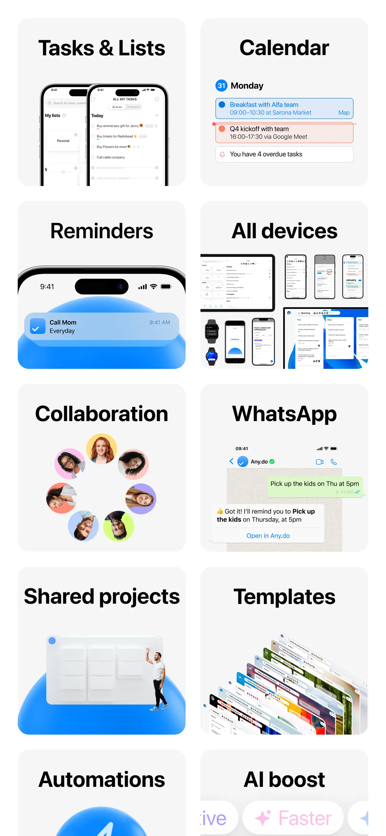 Any.do: To do list & Planner App Store screenshot 3