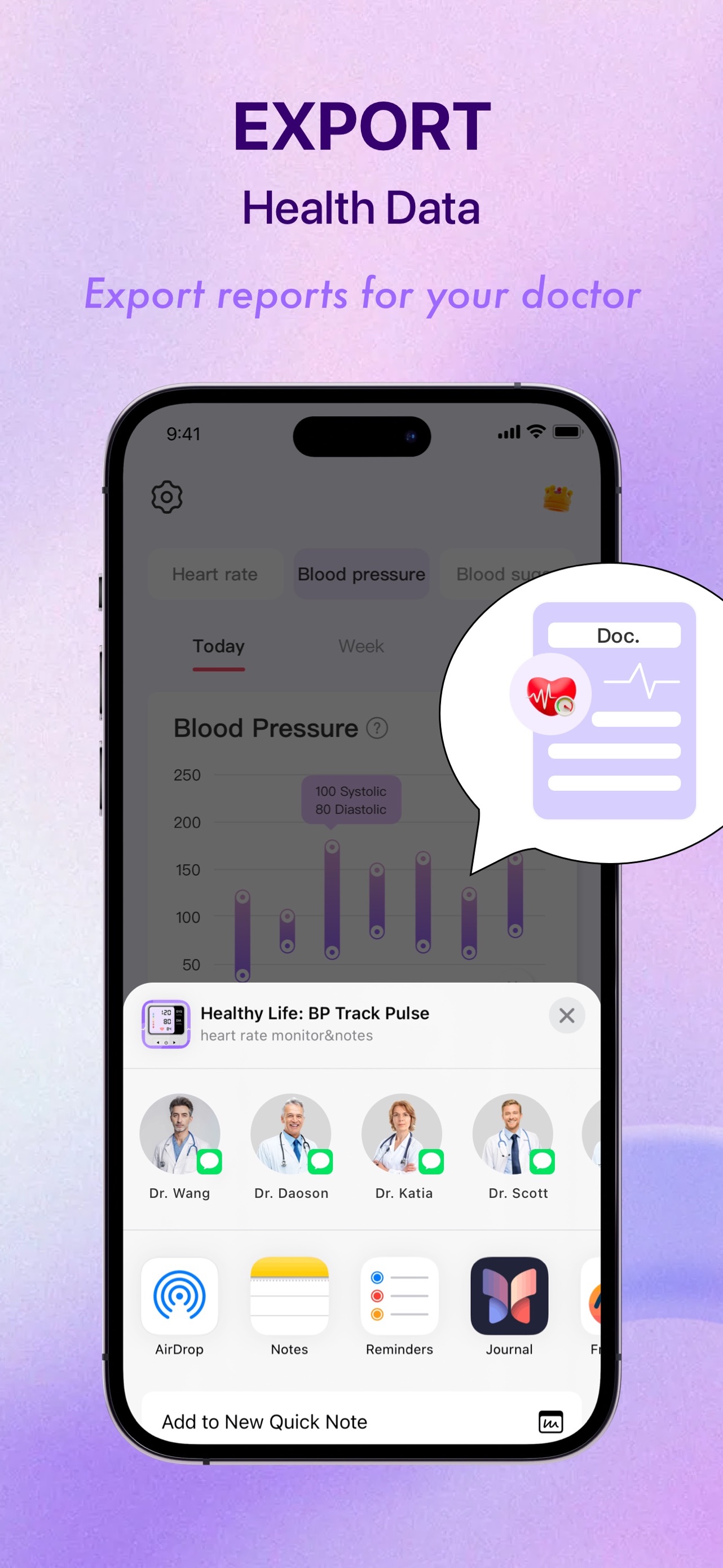 Blood Pressure: Healthy Life App Store screenshot 1