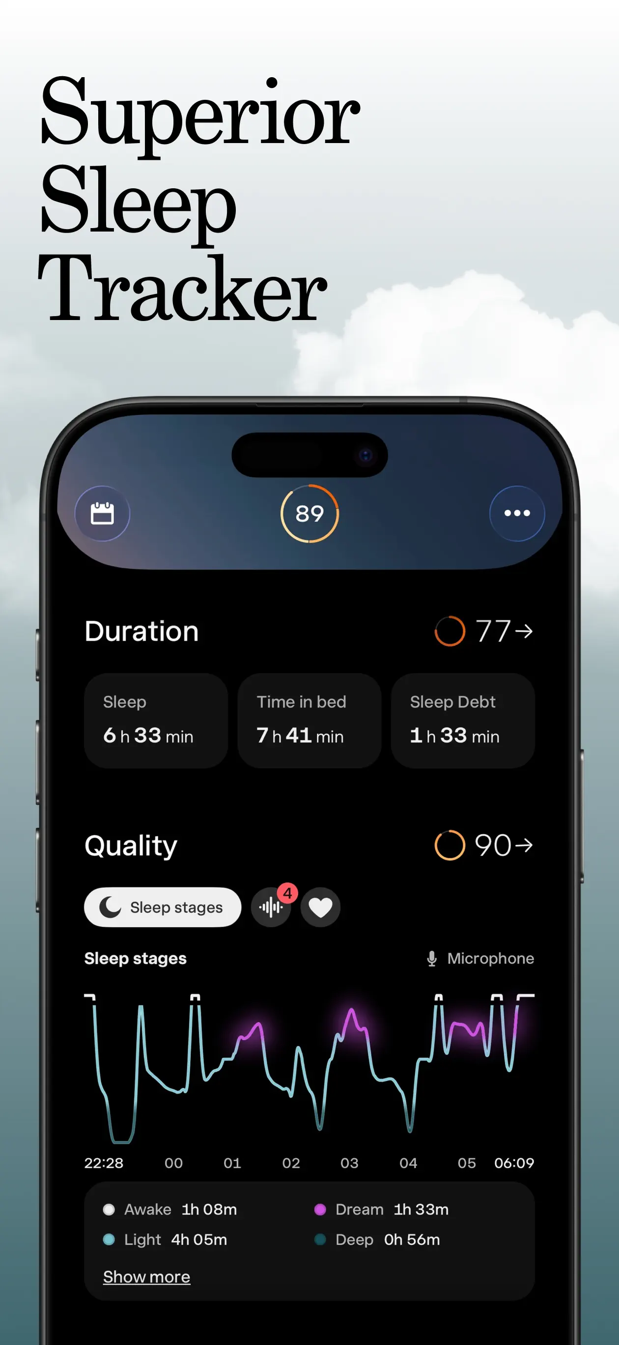 Sleep Cycle - Tracker & Sounds App Store screenshot 3