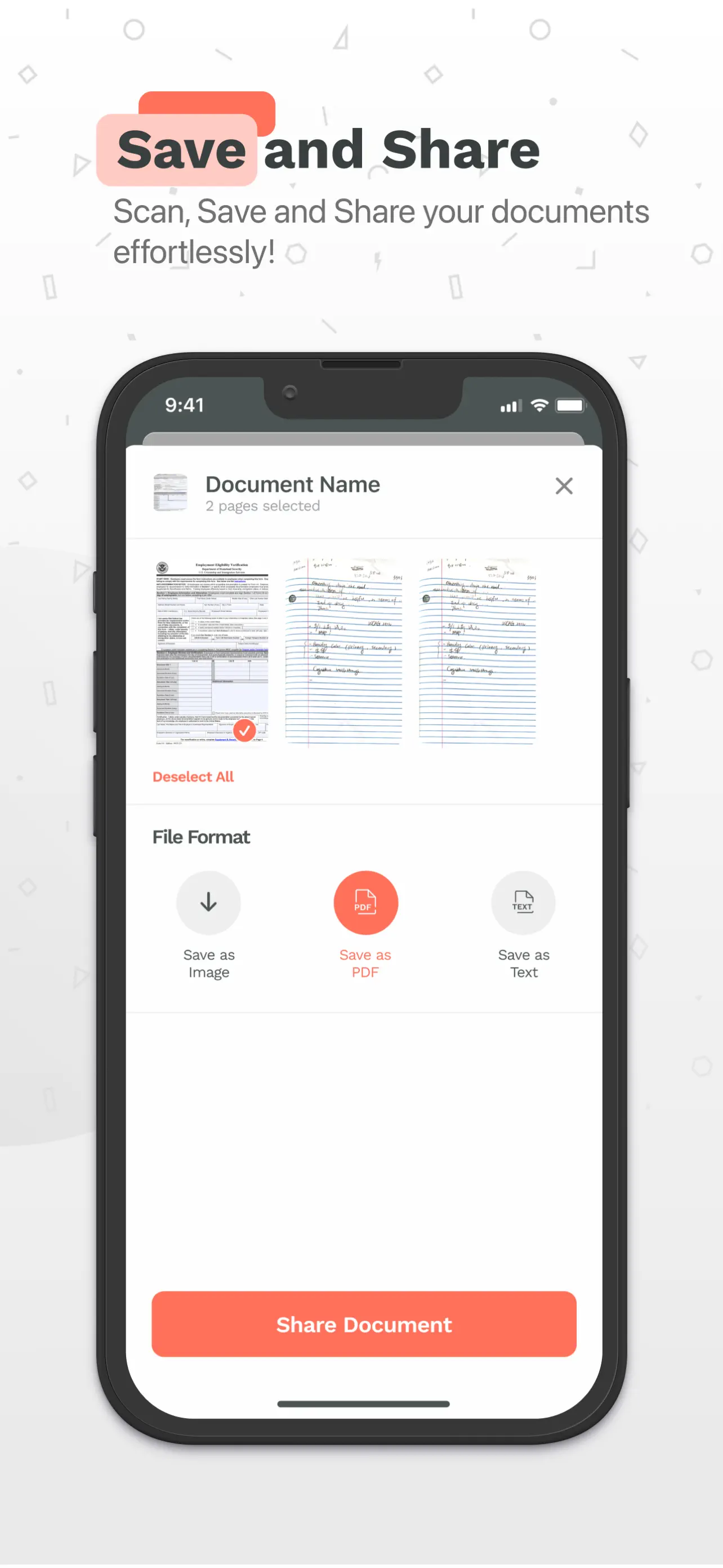 Scan Now: PDF Document Scanner App Store screenshot 3