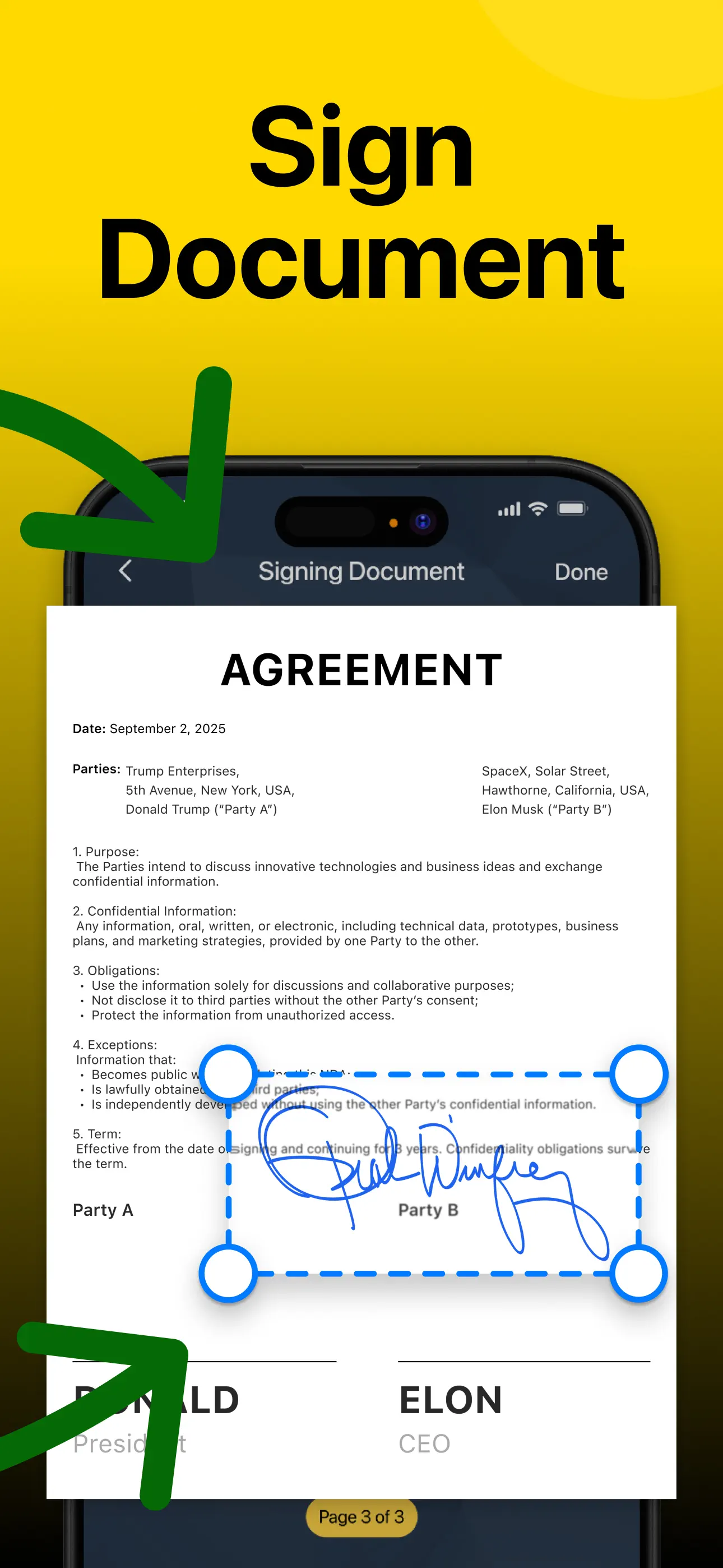 e Signature Scanner, Sign PDF App Store screenshot 4