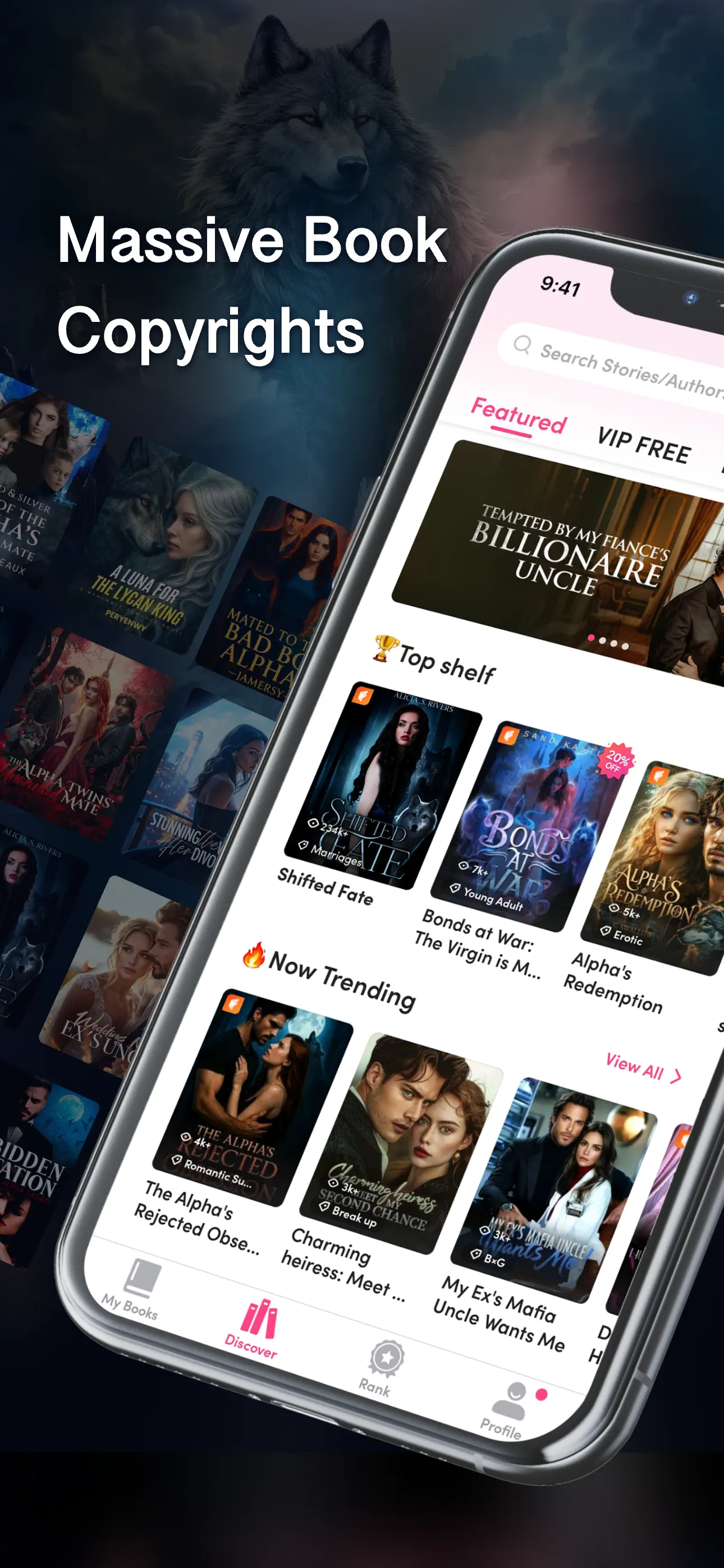 My Fiction: Stories & Novels App Store screenshot 1