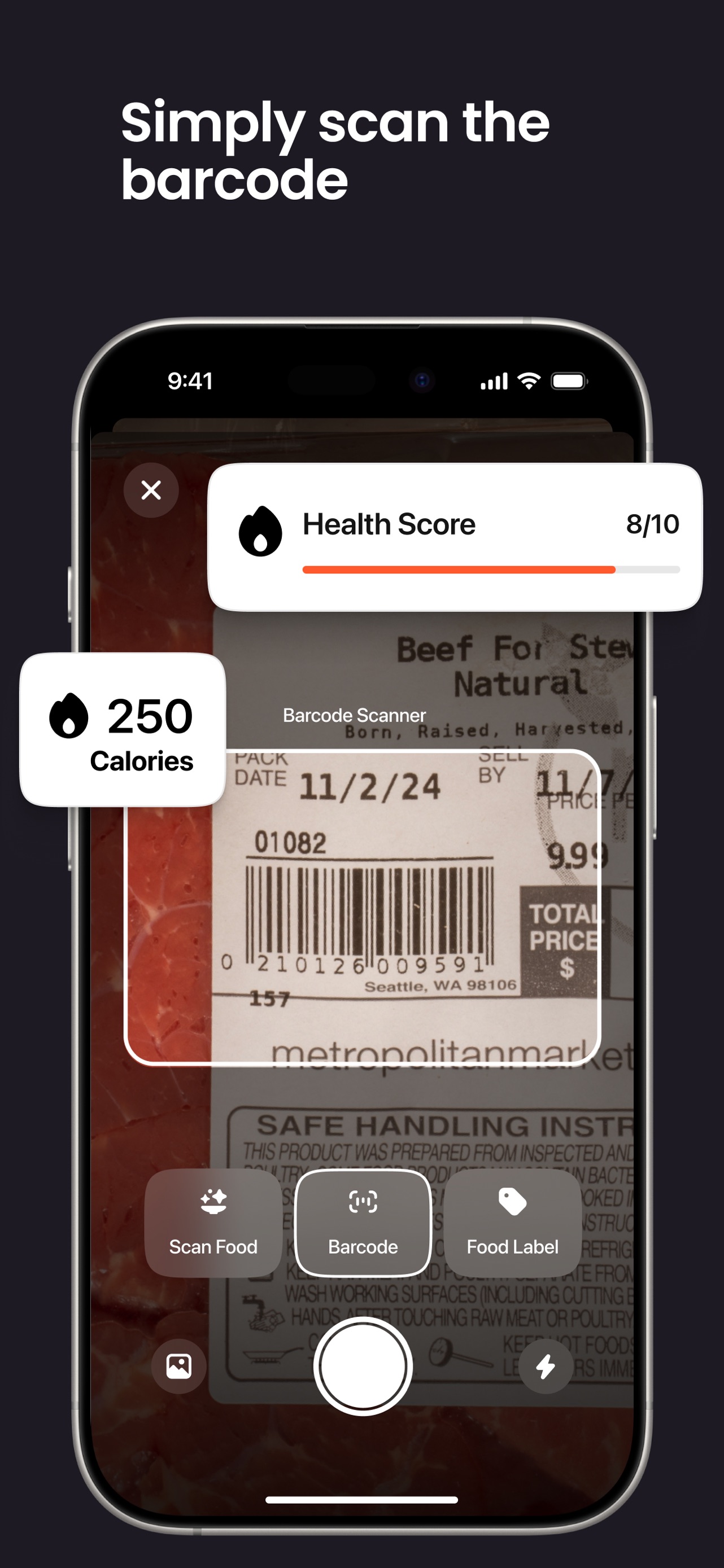 Lean: AI Macro Tracker App Store screenshot 2