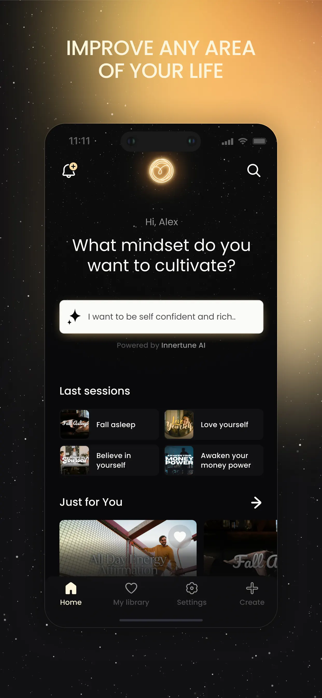 Innertune: Daily Affirmations App Store screenshot 2