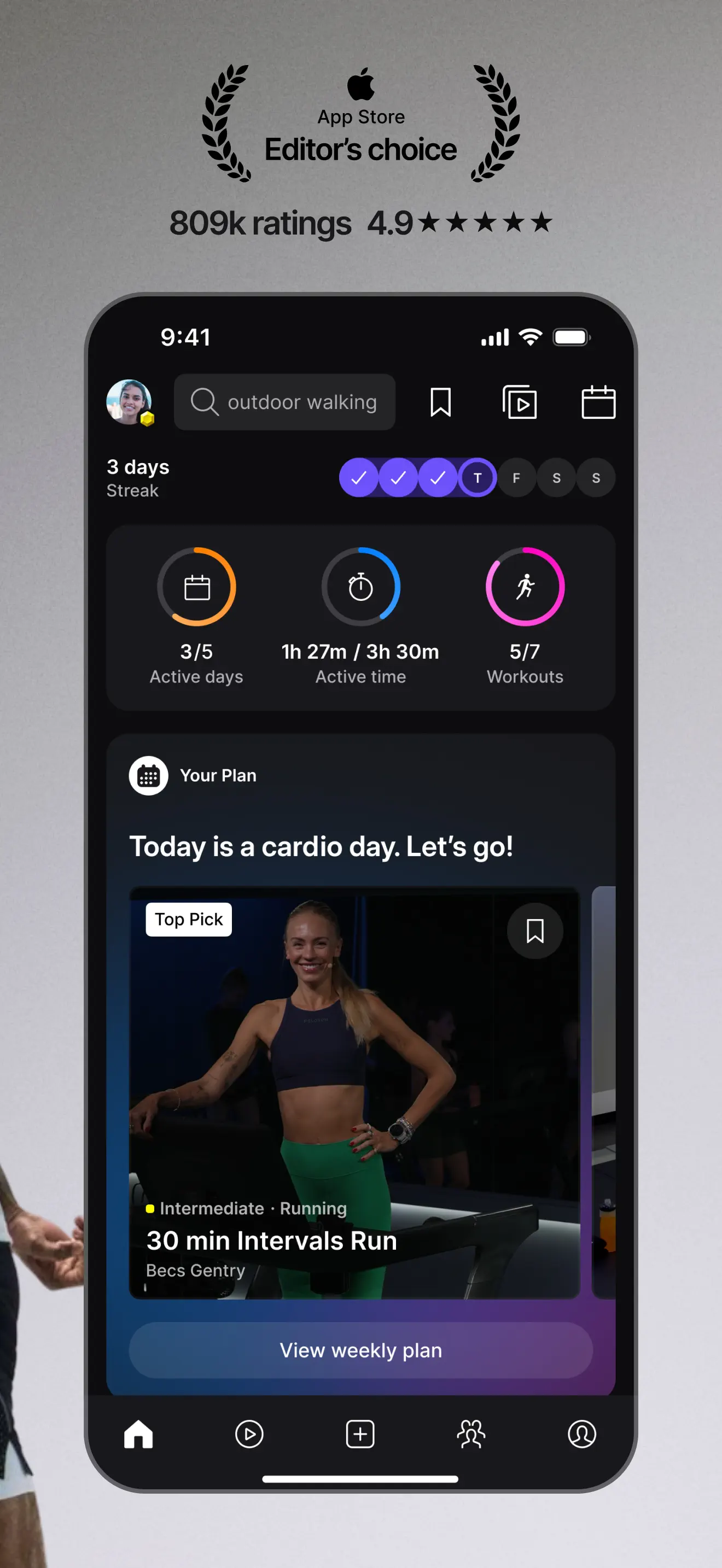 Peloton: Fitness & Workouts App Store screenshot 2