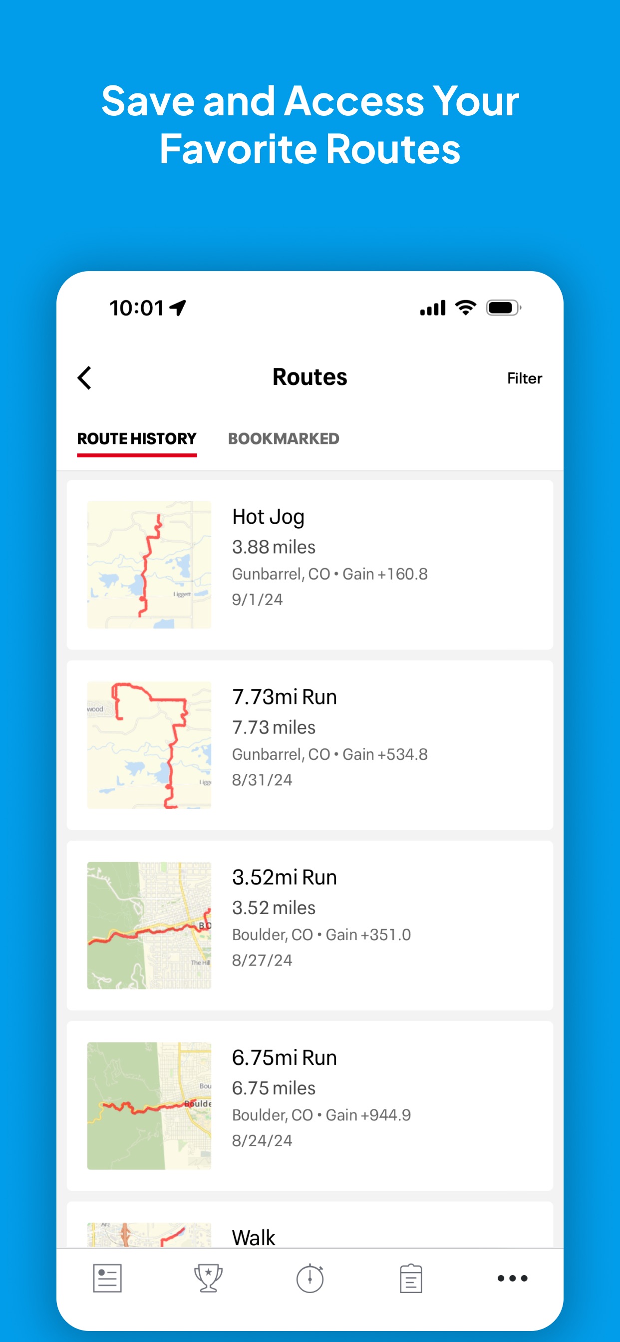 Map My Run GPS Running Tracker App Store screenshot 1