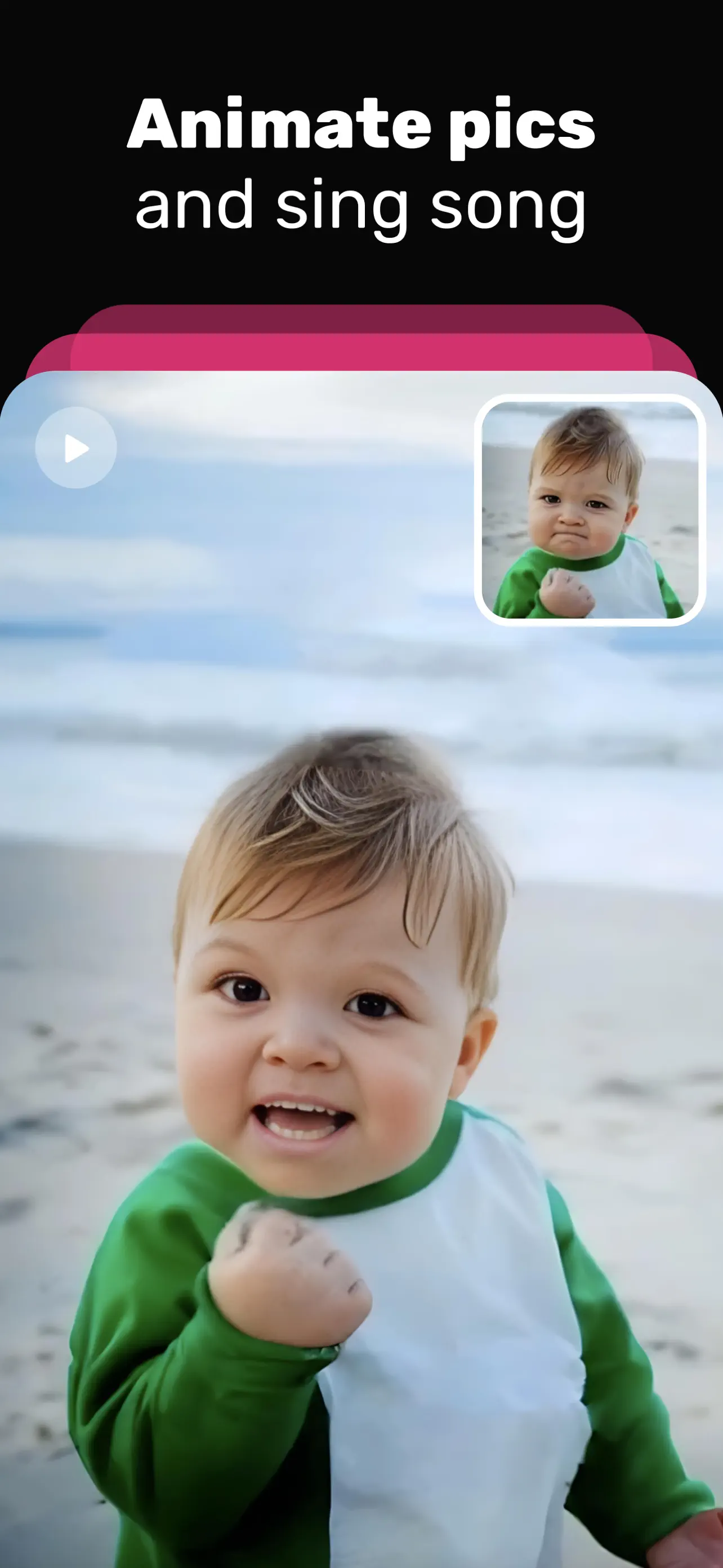 Mimic - AI Photo Face Animator App Store screenshot 1