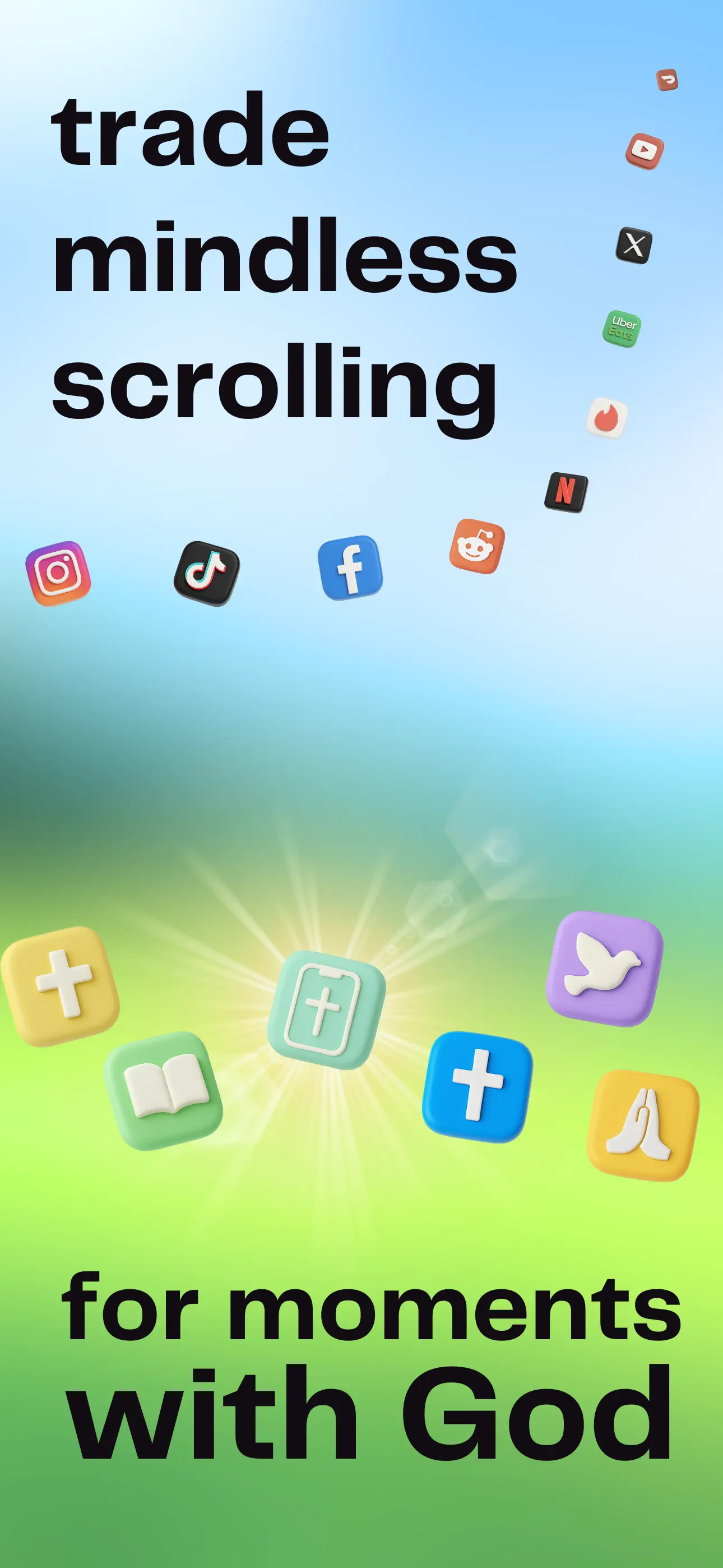 Bible Mode: Reduce Screen Time App Store screenshot 1
