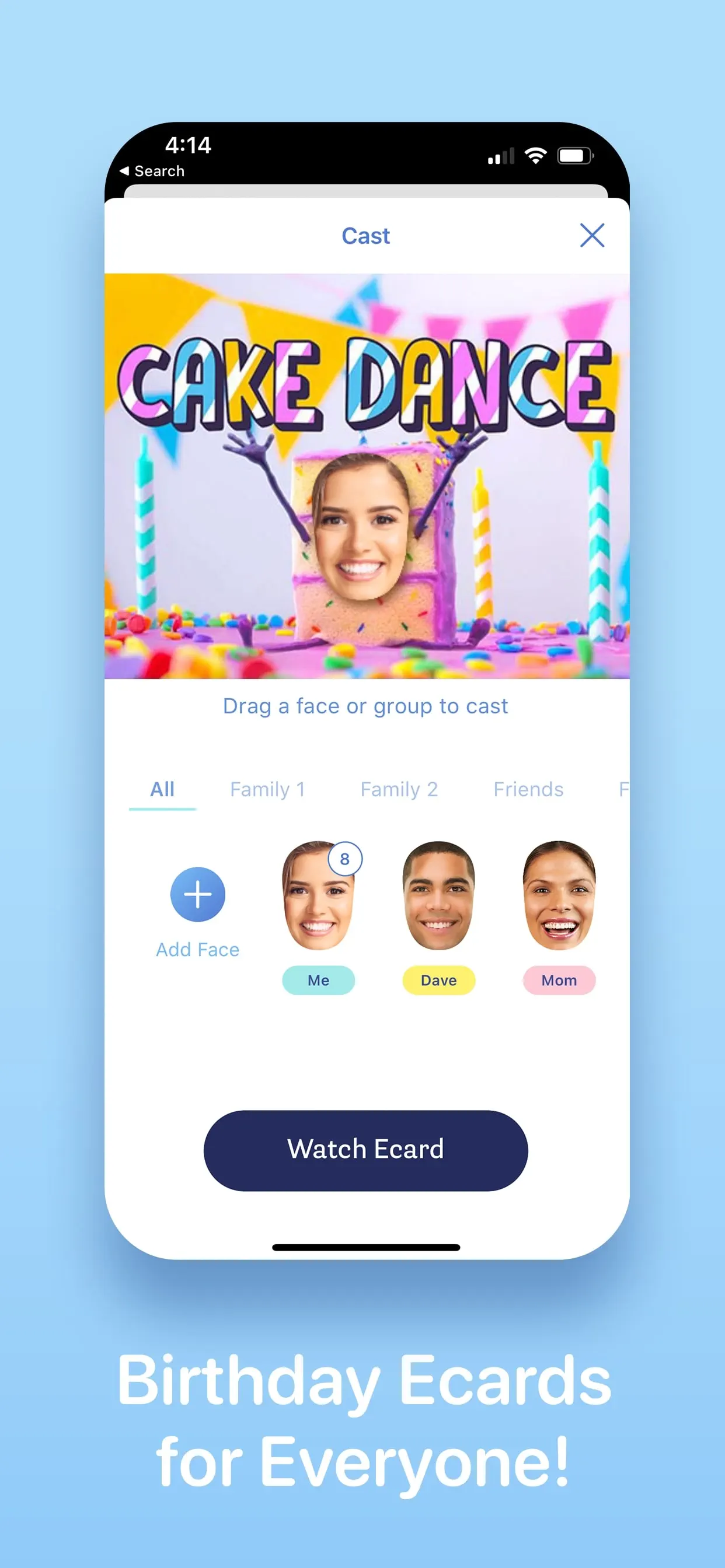 JibJab: Funny Ecards, GIFs, AI App Store screenshot 4