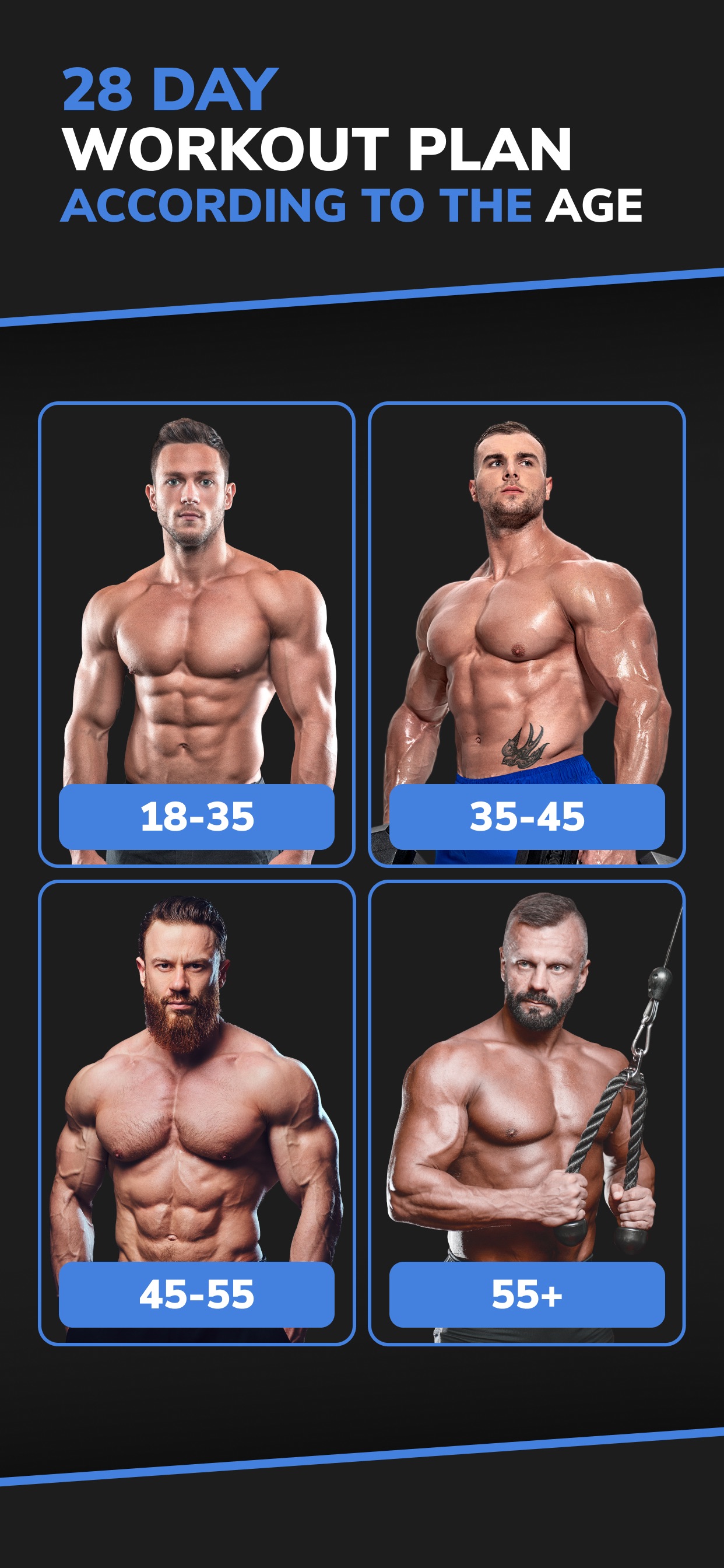 Workouts For Men: Gym & Home App Store screenshot 1