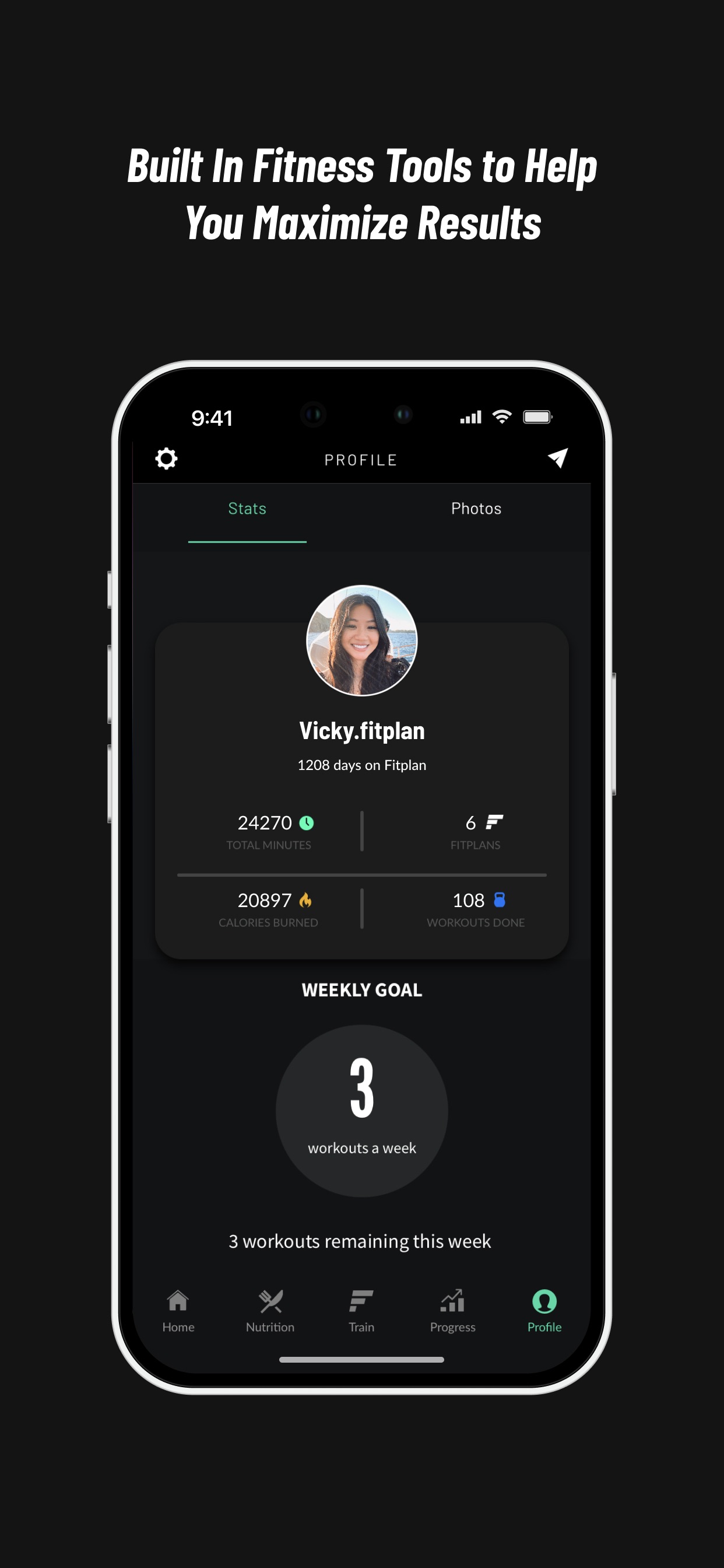 Fitplan®: Gym & Home Workouts App Store screenshot 1