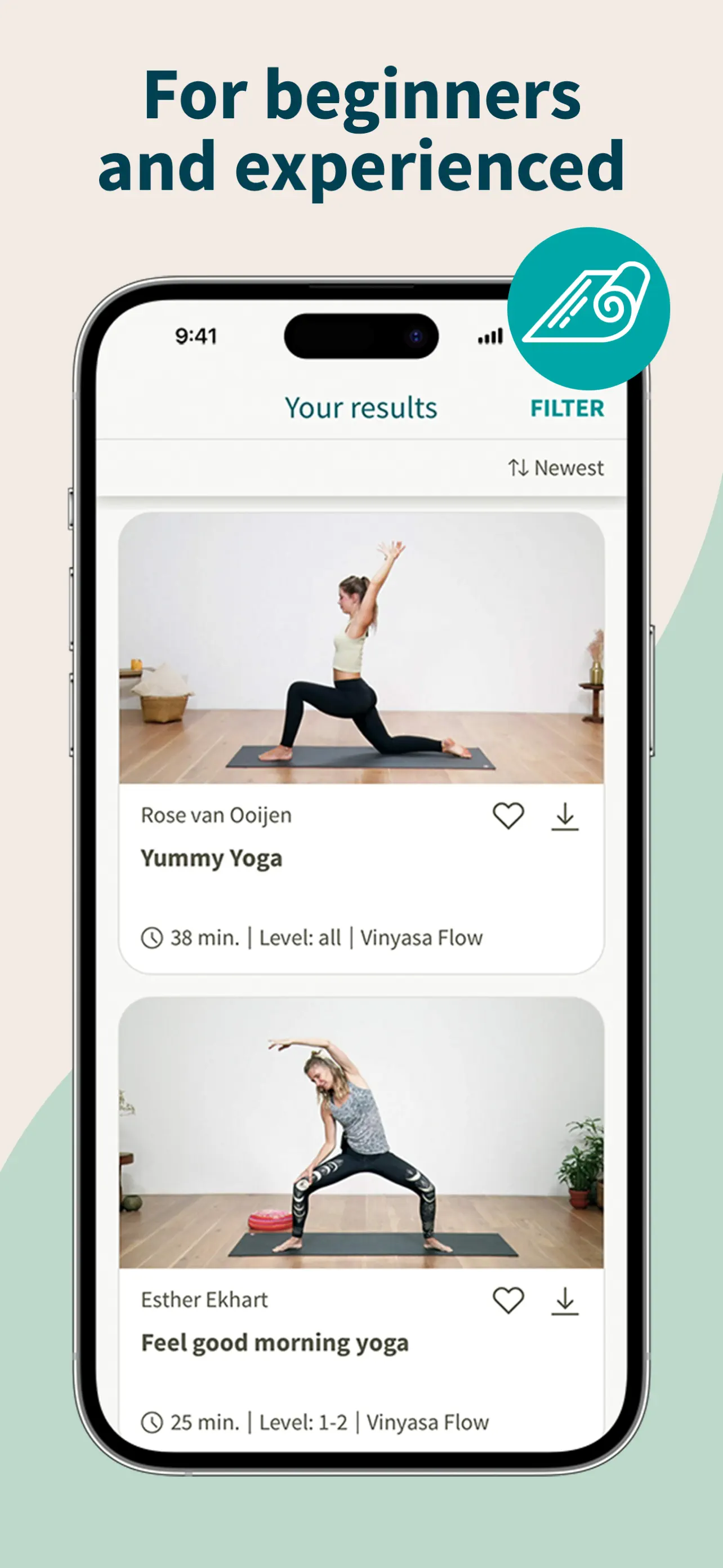 YogaEasy: Online Yoga Studio App Store screenshot 2