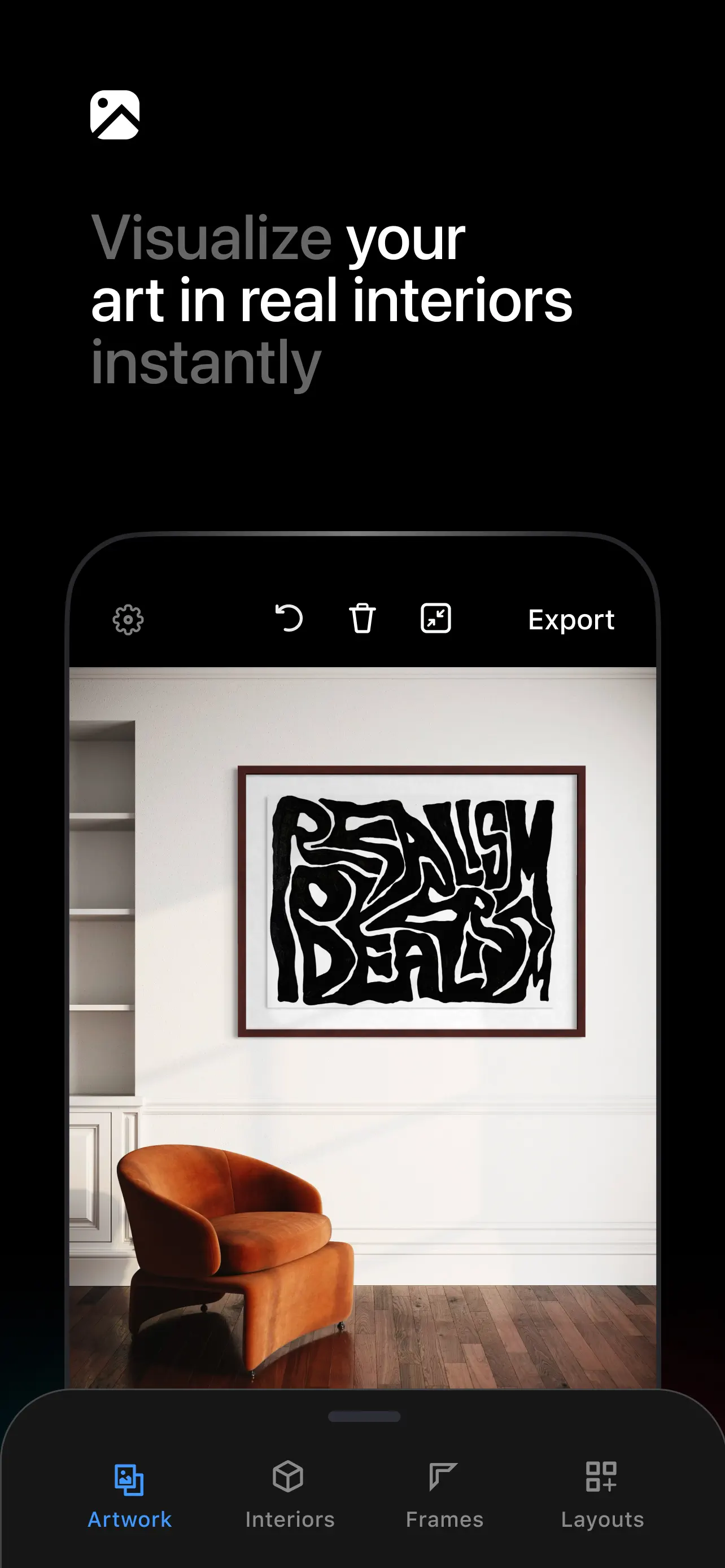Smartist: Art Preview on Wall App Store screenshot 1