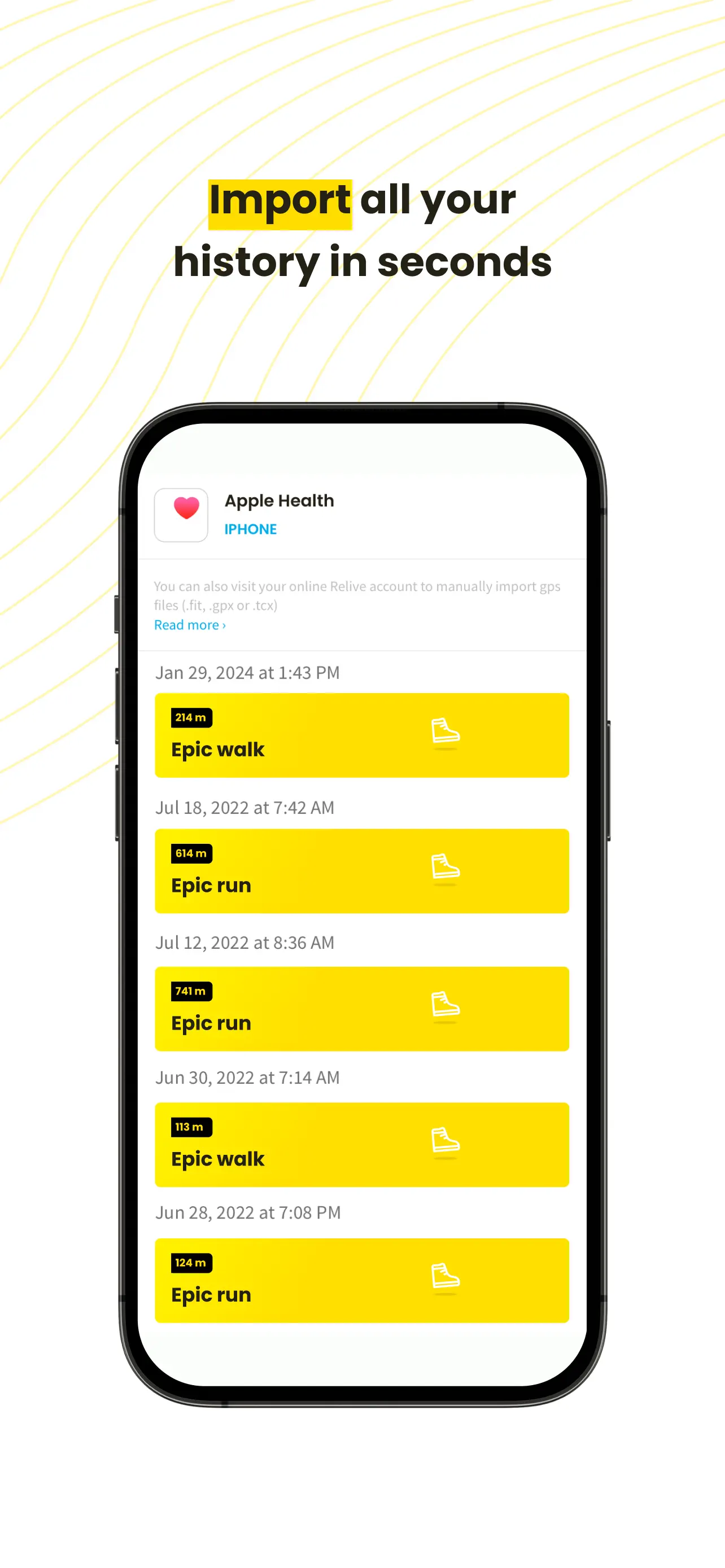 Relive: Hike & Ride Memories App Store screenshot 4