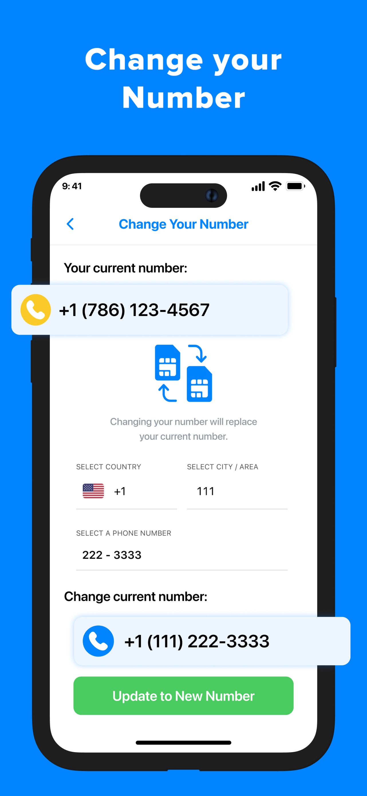 Second Phone Number' App Store screenshot 3