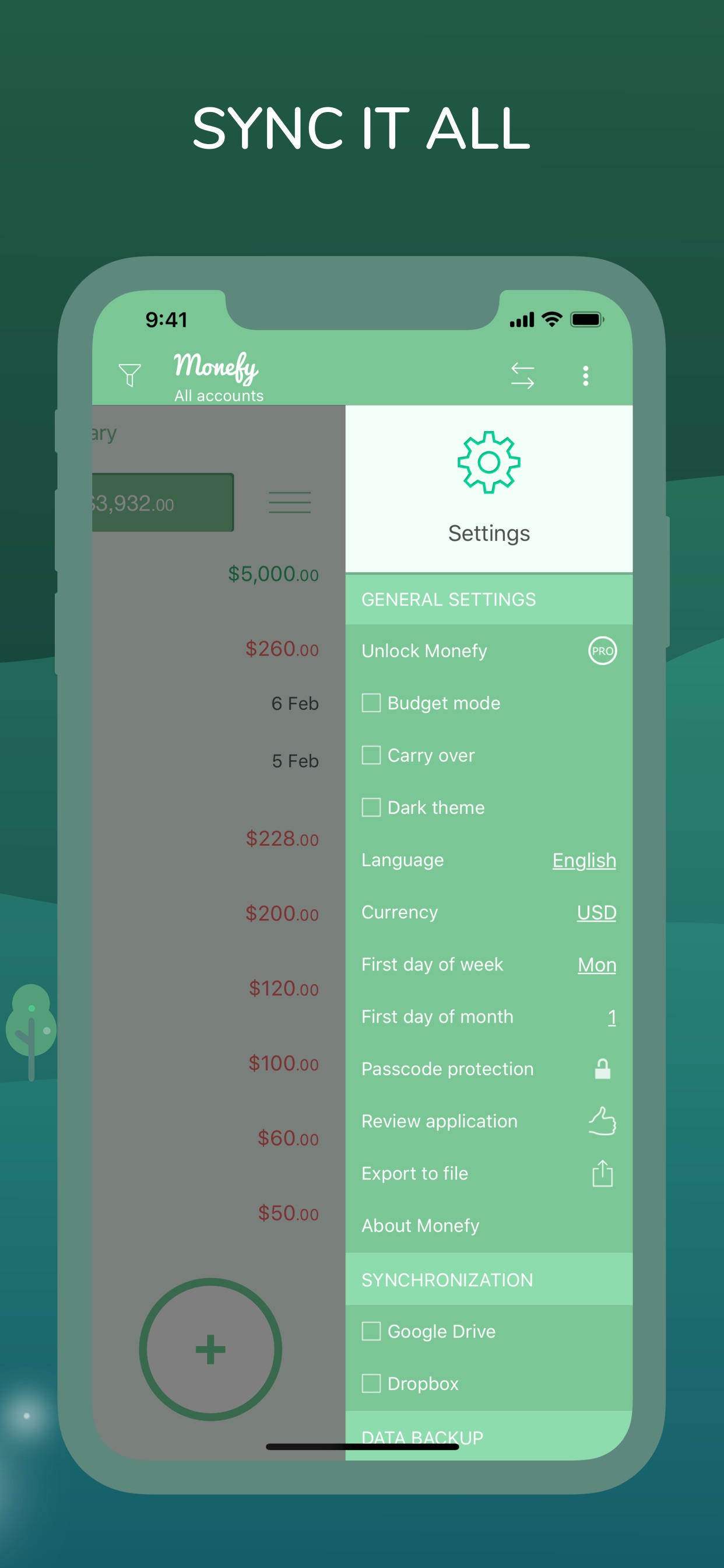 Monefy: Money Tracker App Store screenshot 1