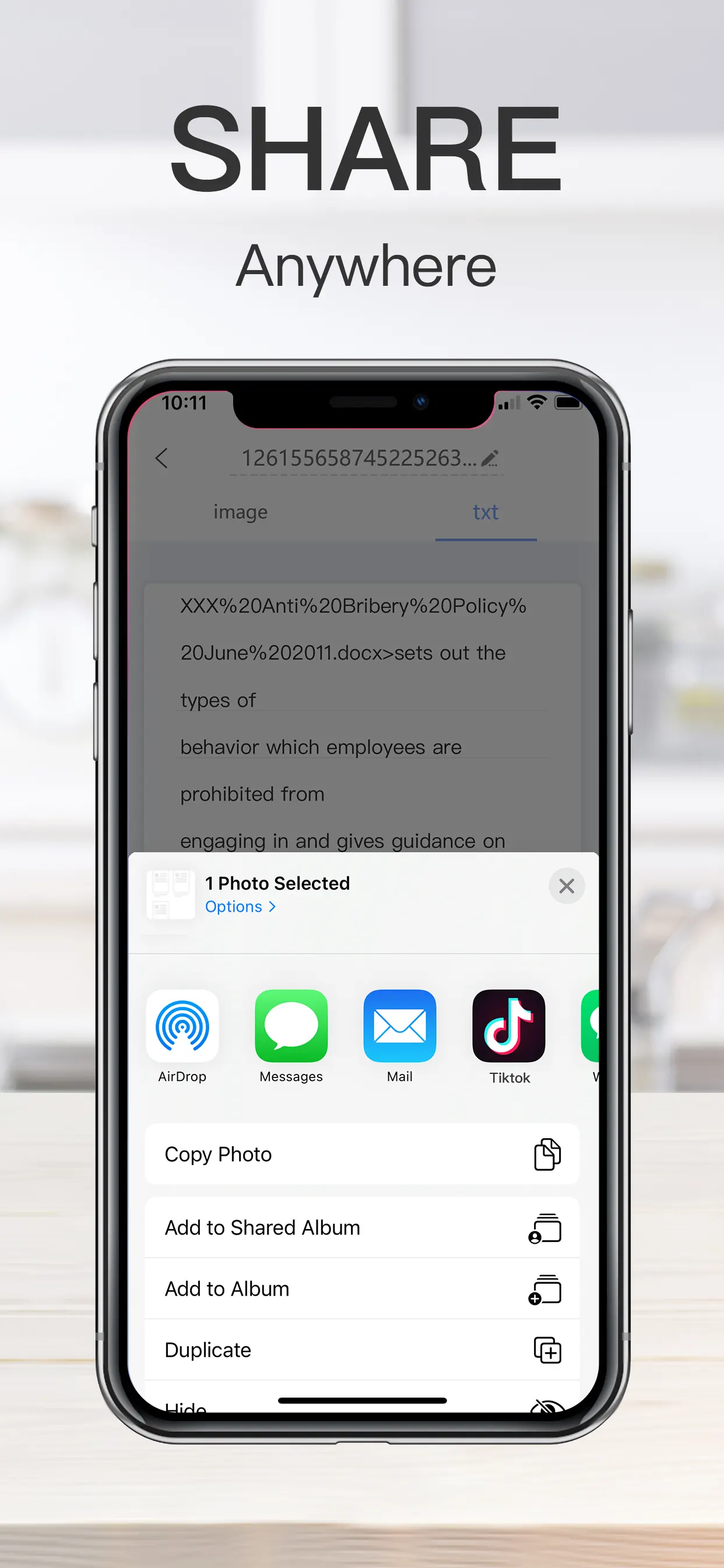 ScanAny-PDF Scanner App App Store screenshot 4