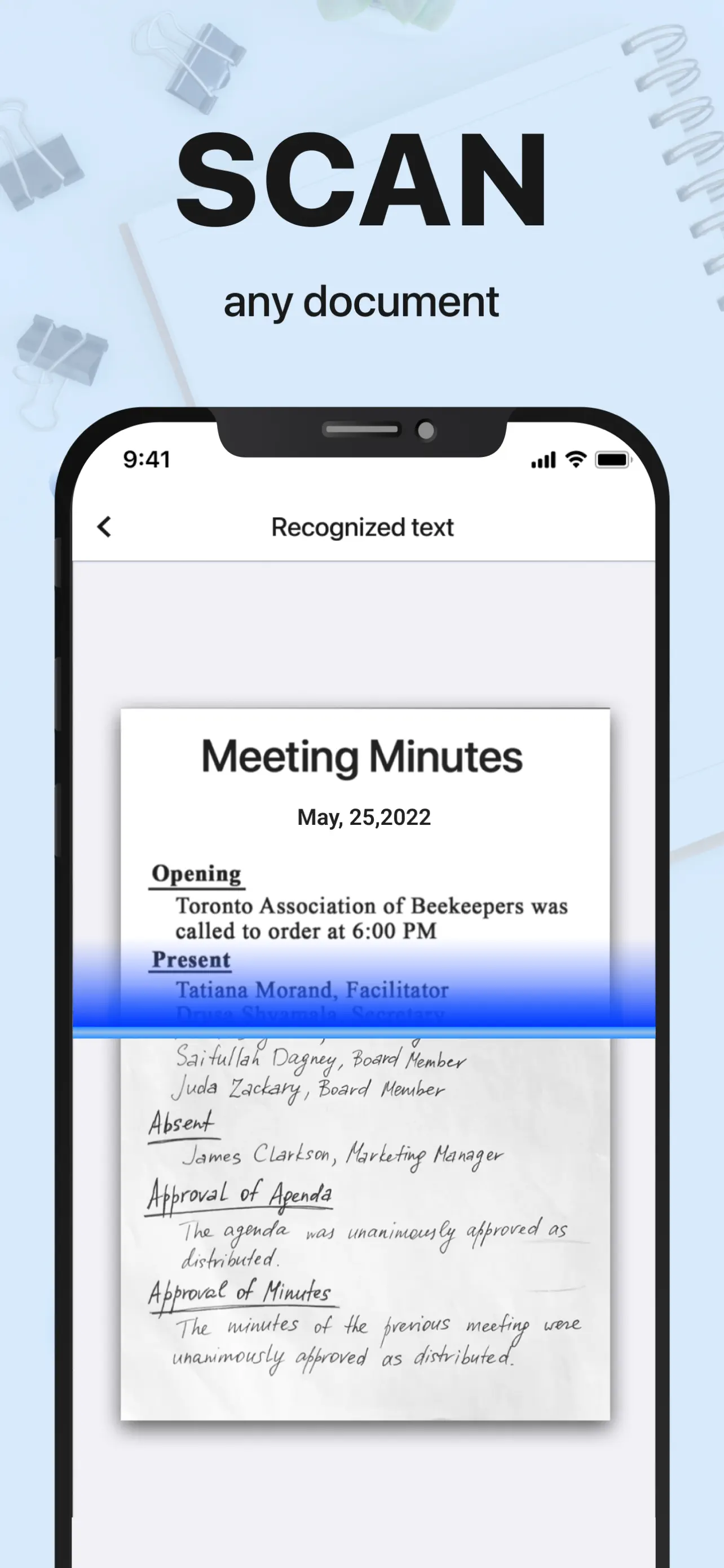 xScan : Document Scanner App App Store screenshot 1