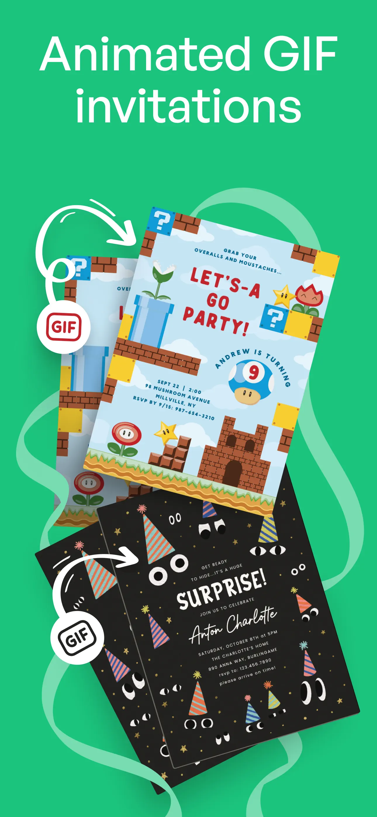 Invitation Maker: Cards & RSVP App Store screenshot 4